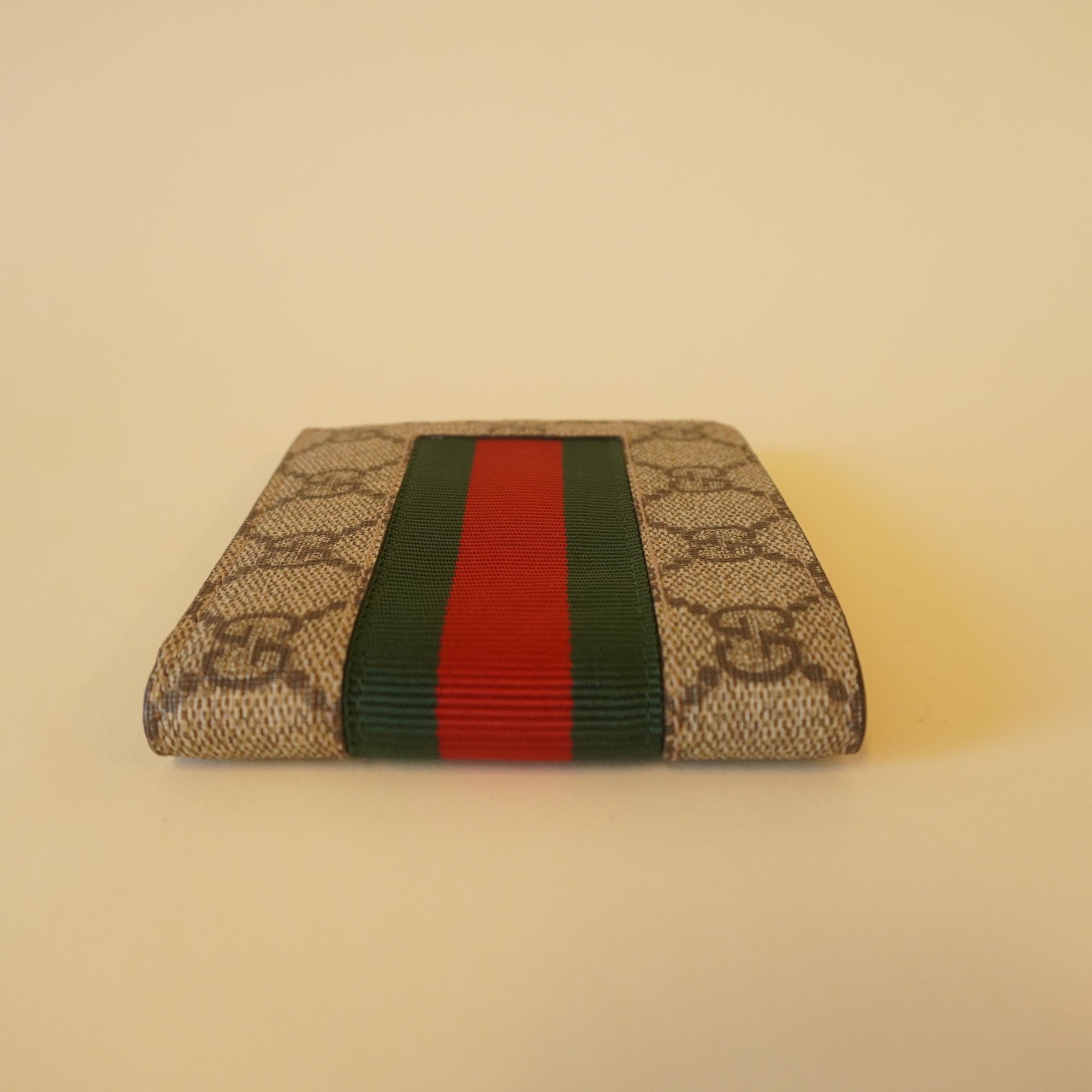 PRE-OWNED Ophidia GG Coated Canvas Wallet