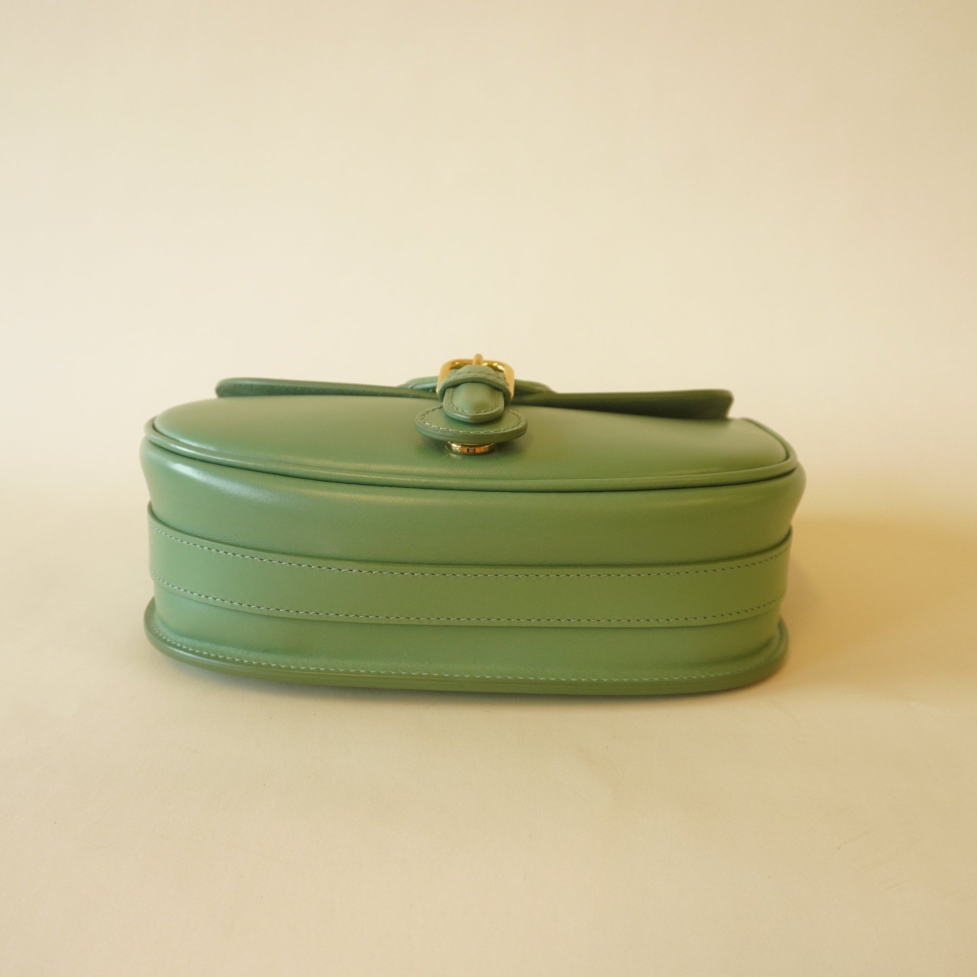 PRE-OWNED Bobby Acqua Calfskin CrossBody Bag