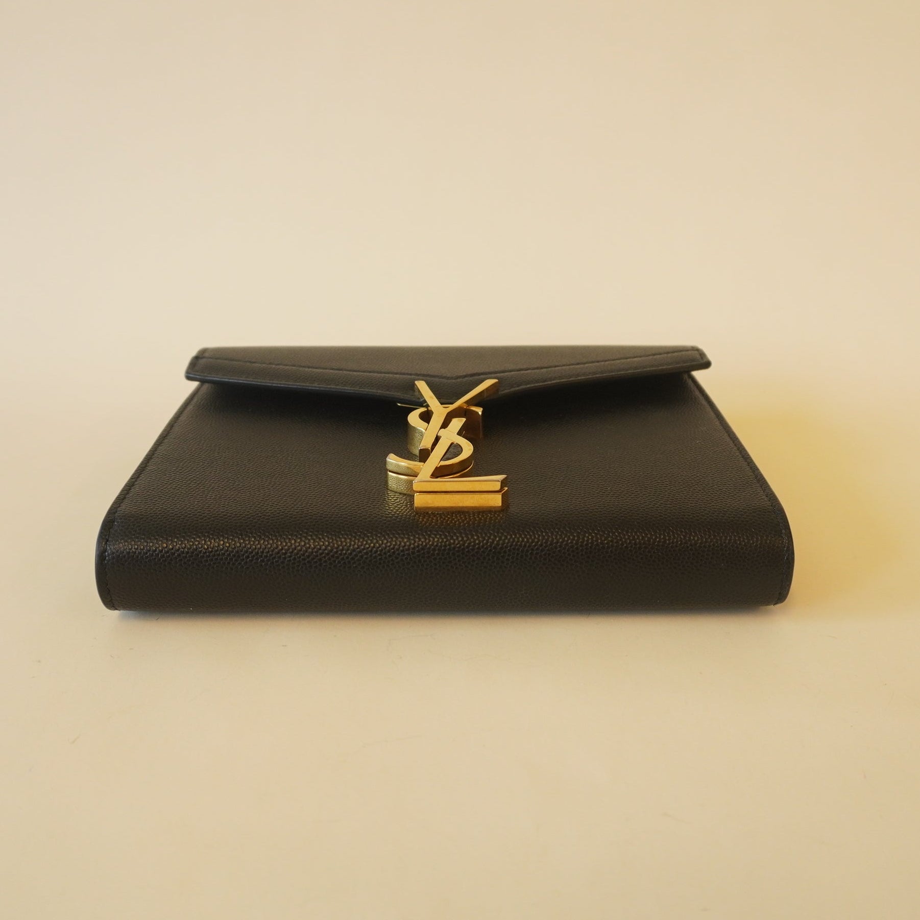 PRE-OWNED Grain De Poudre Monogram Cassandra Chain Wallet or Shoulder Bag