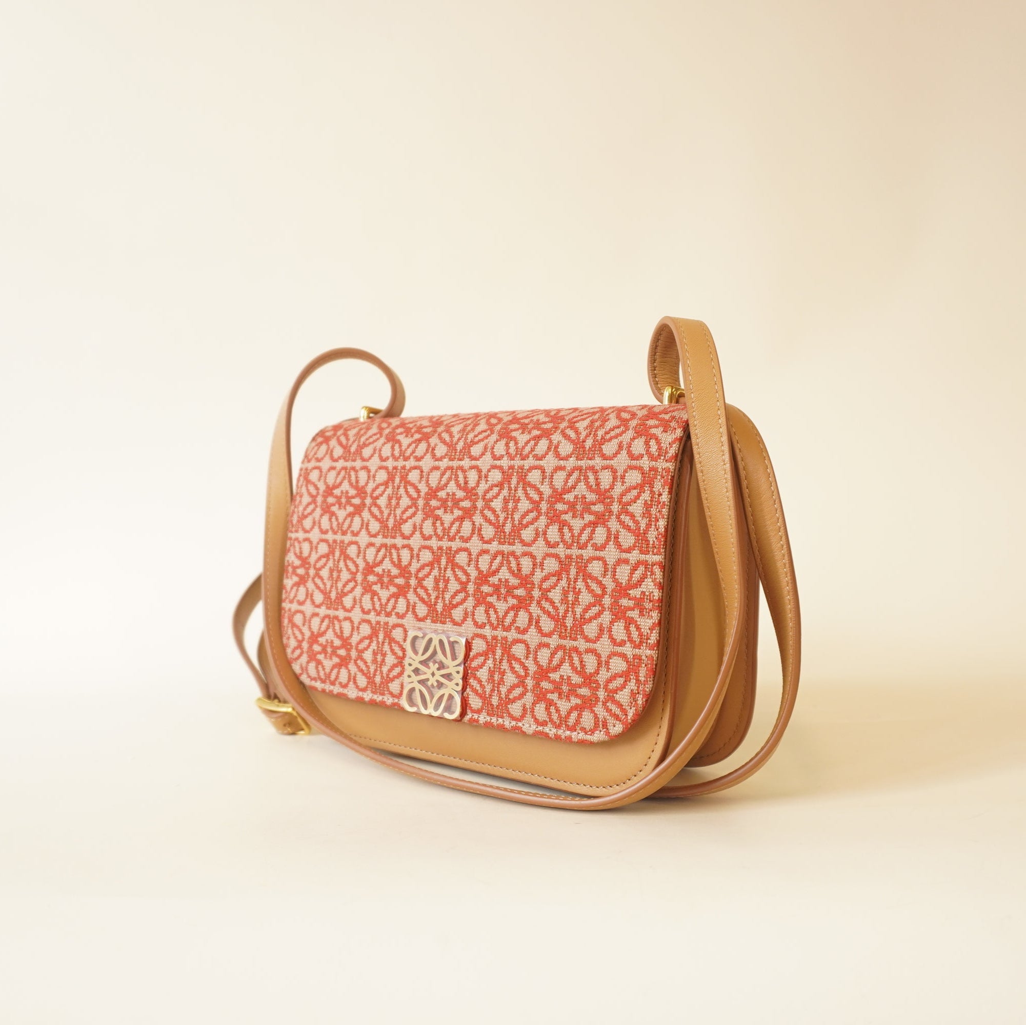 PRE-OWNED Goya Calfskin Crossbody Bag