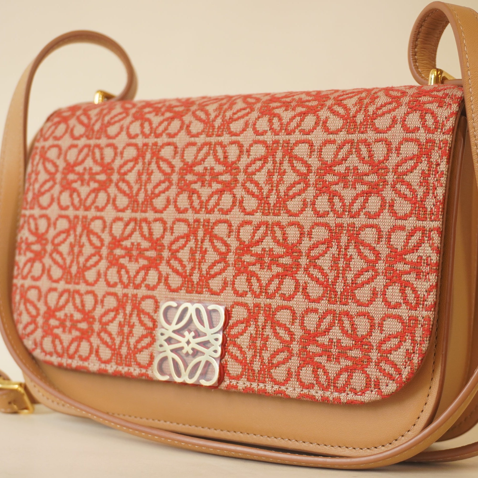 PRE-OWNED Goya Calfskin Crossbody Bag