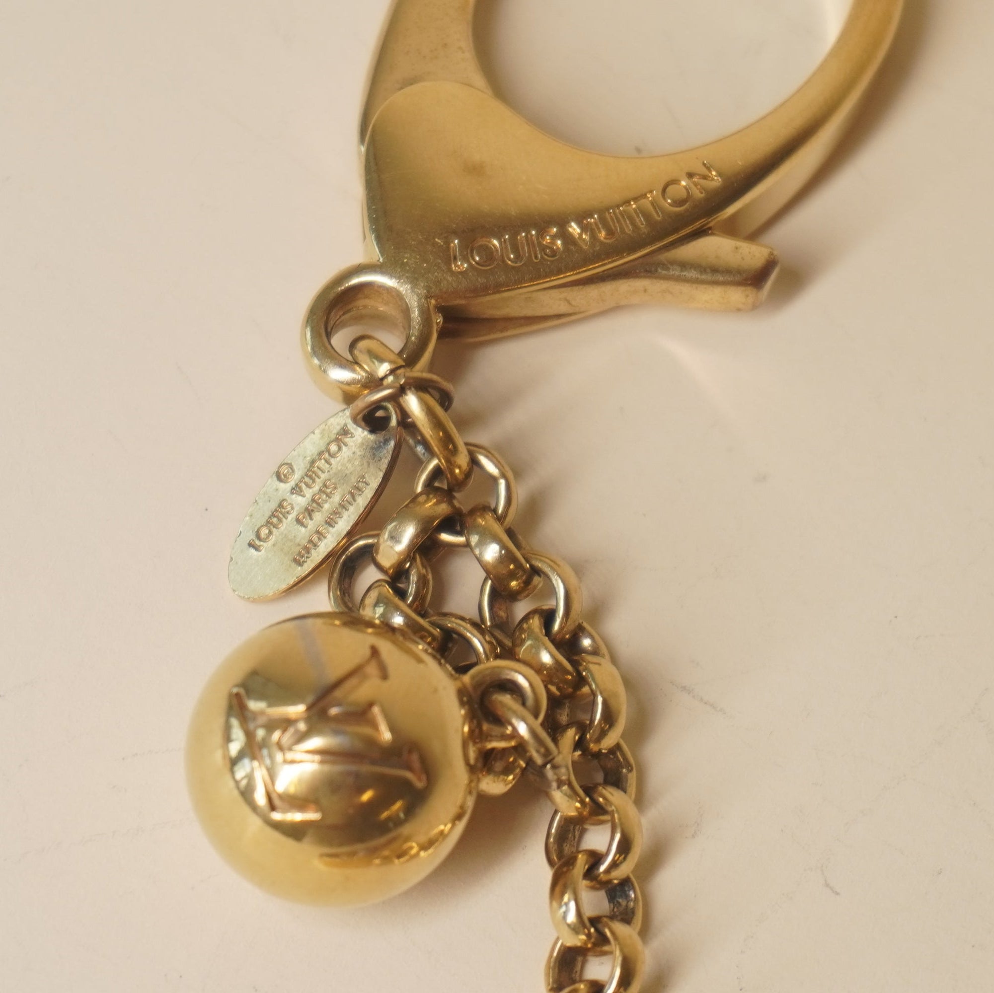 PRE-OWNED LV Whirly Flower Bag Charm Lilac