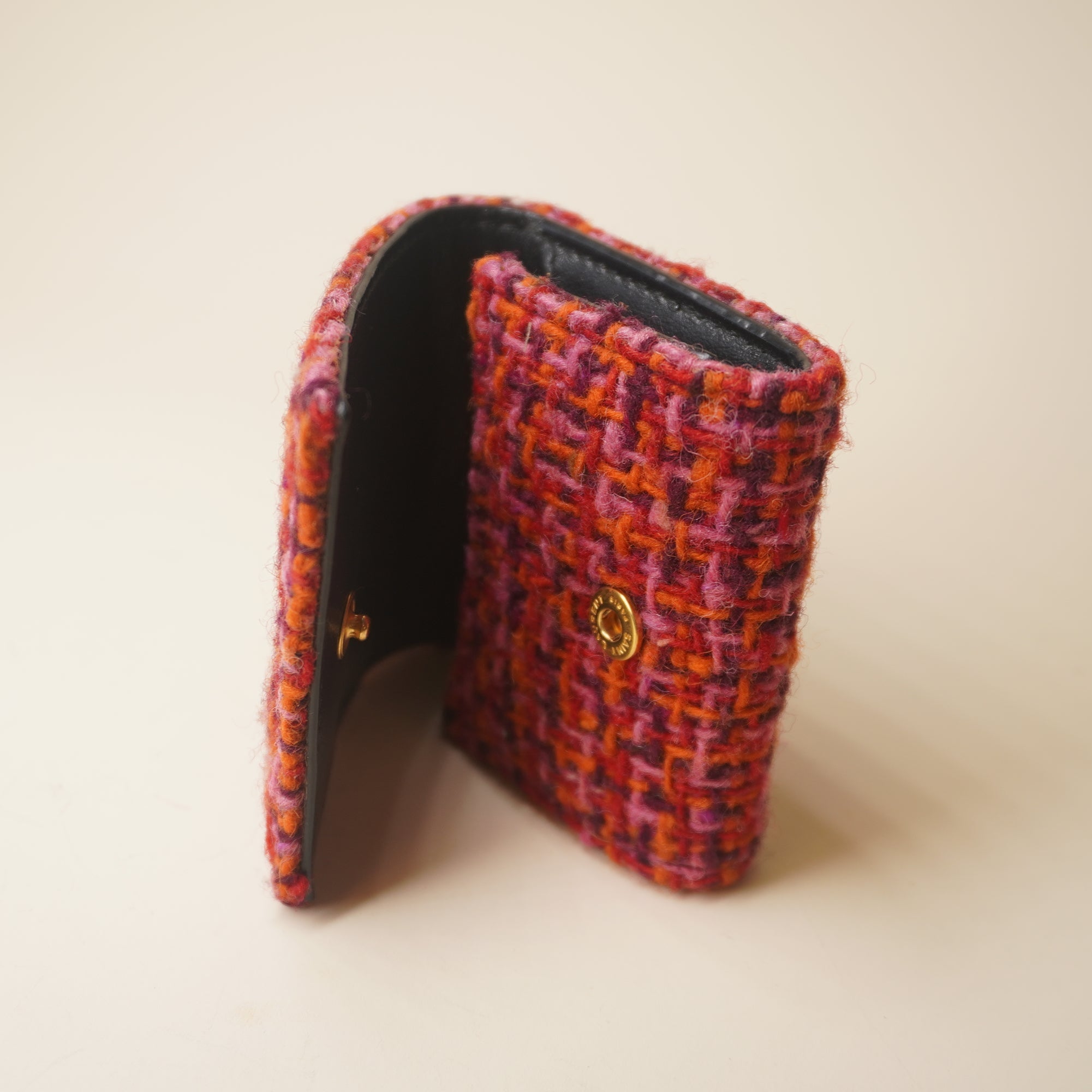 PRE-OWNED Tweed Woven Quadrillage Monogram Airpods Pro Case