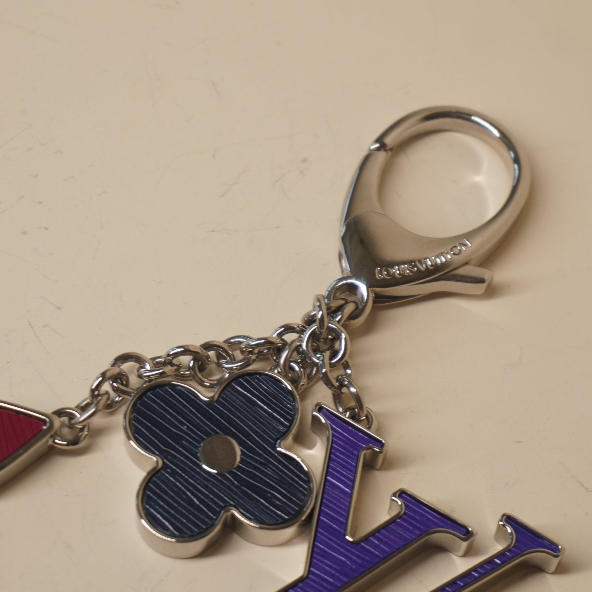 PRE-OWNED EPI Multicolor Monogram Bag Charm