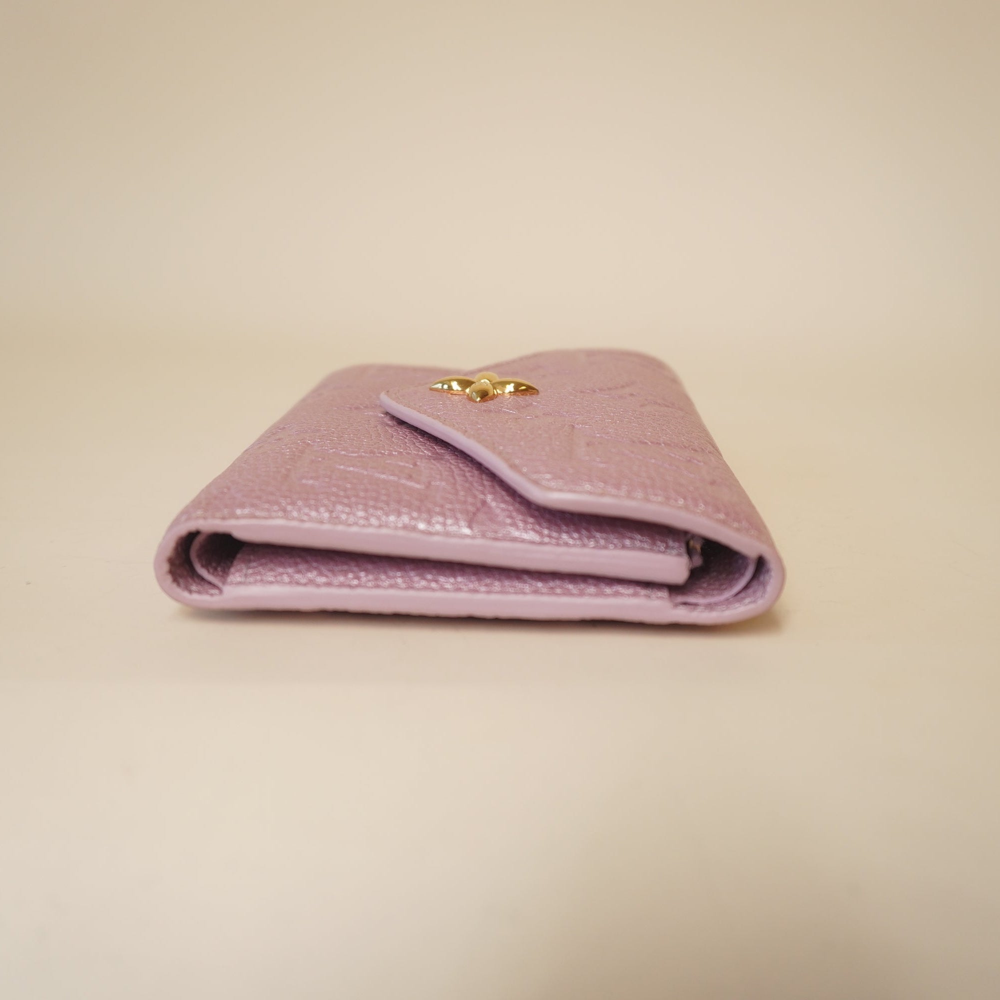 PRE-OWNED Empreinte Monogram Flower Victorine Wallet Pink