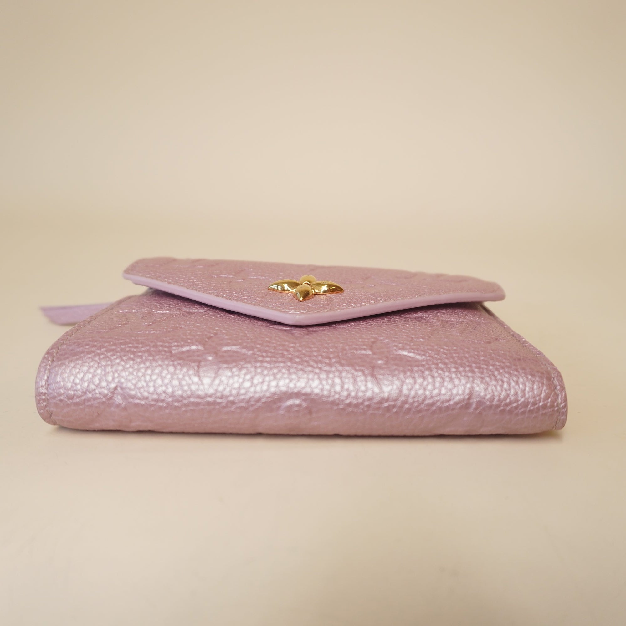 PRE-OWNED Empreinte Monogram Flower Victorine Wallet Pink