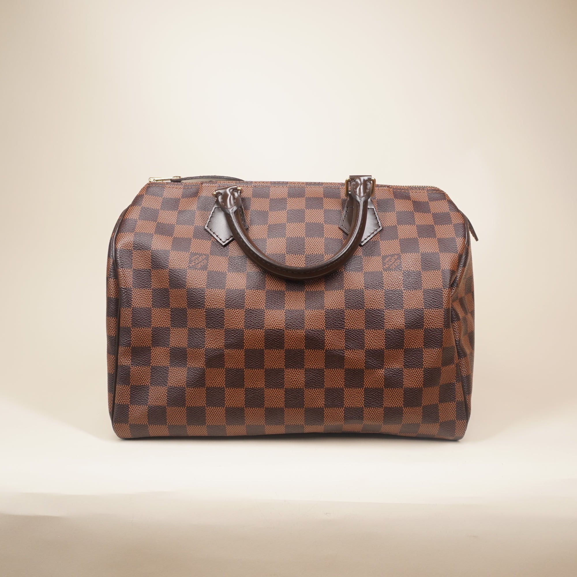 PRE-OWNED Speedy 30 Damier Ebene Canvas Tote bag