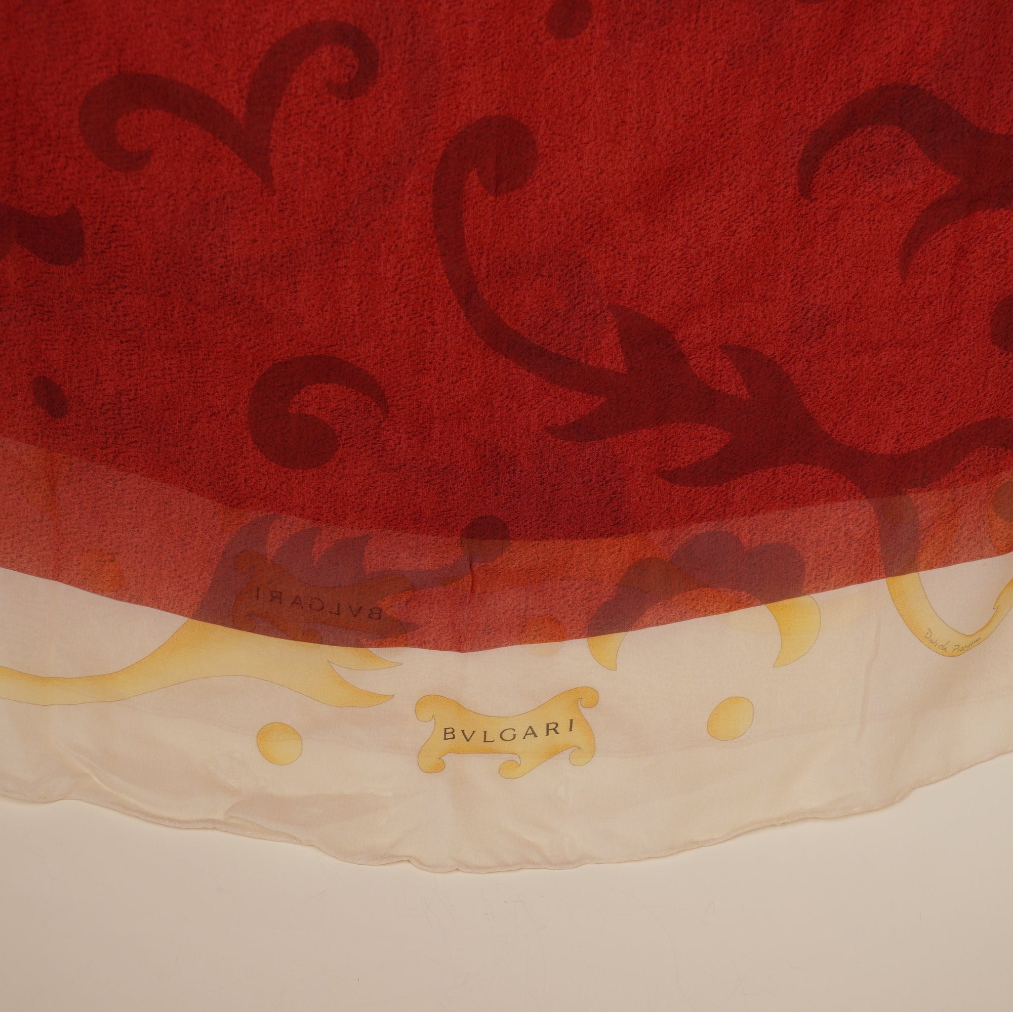 PRE-OWNED Silk Printed Scarf