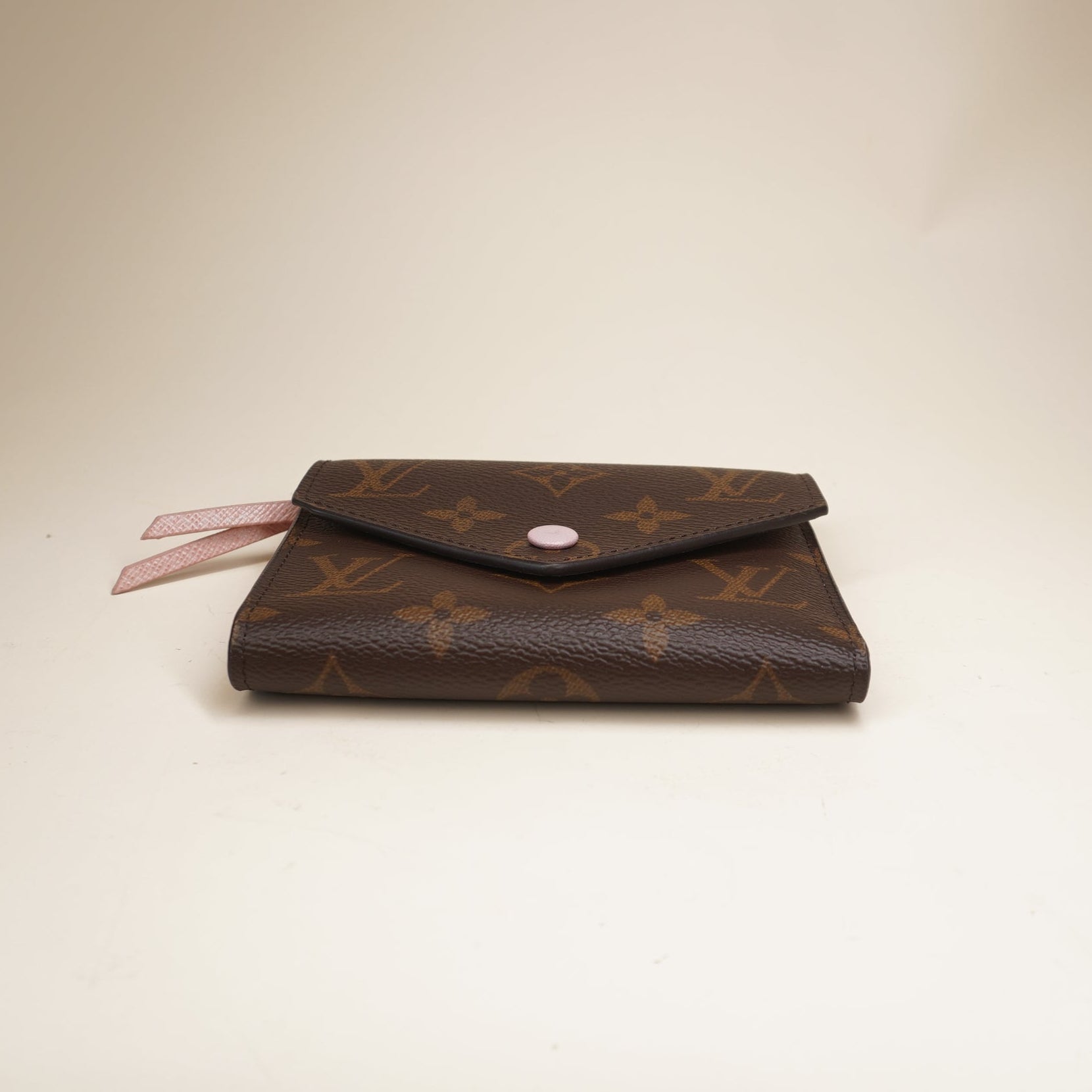 PRE-OWNED Victorine Monogram Rose Ballerine Wallet