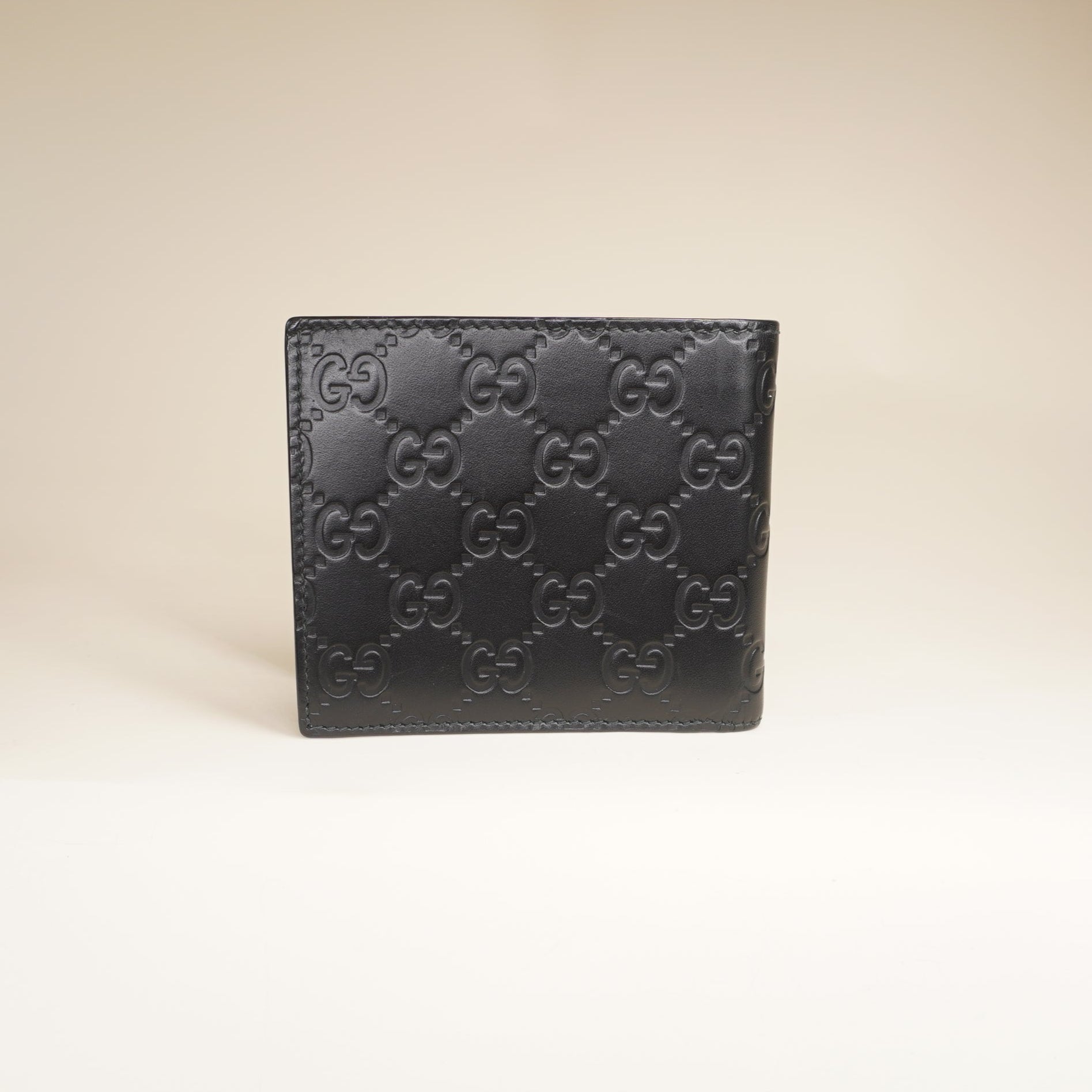 PRE-OWNED Guccissima Signature Dorian Bi-Fold Wallet