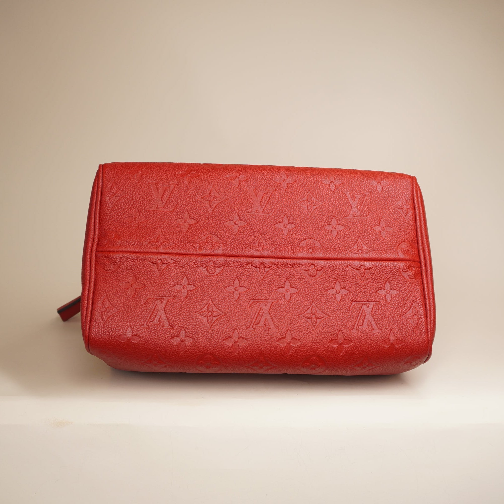PRE-OWNED Speedy 25 Empreinte Leather Red Shoudler Bag