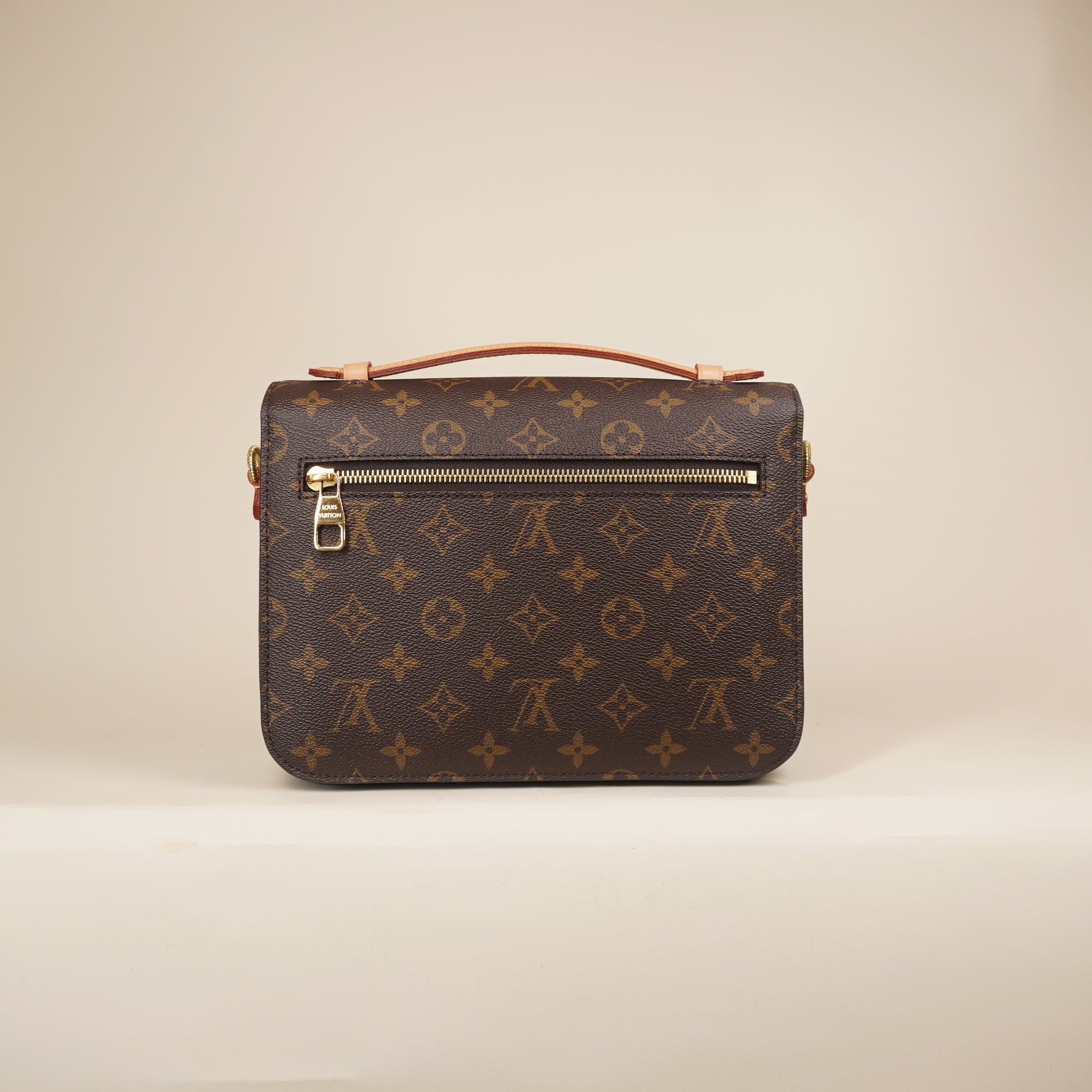 PRE-OWNED LV Pochette Metis Monogram Canvas Shoulder Bag