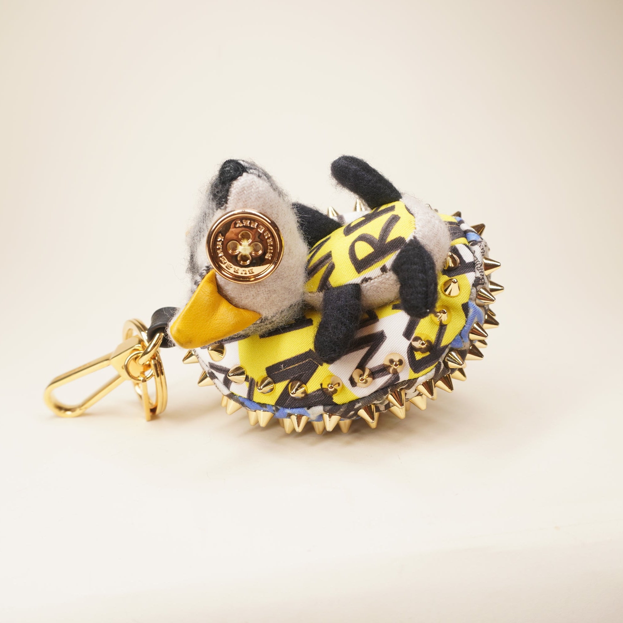 PRE-OWNED Bob the Hedgehog Graffiti Print Cotton Keychain Multicolour