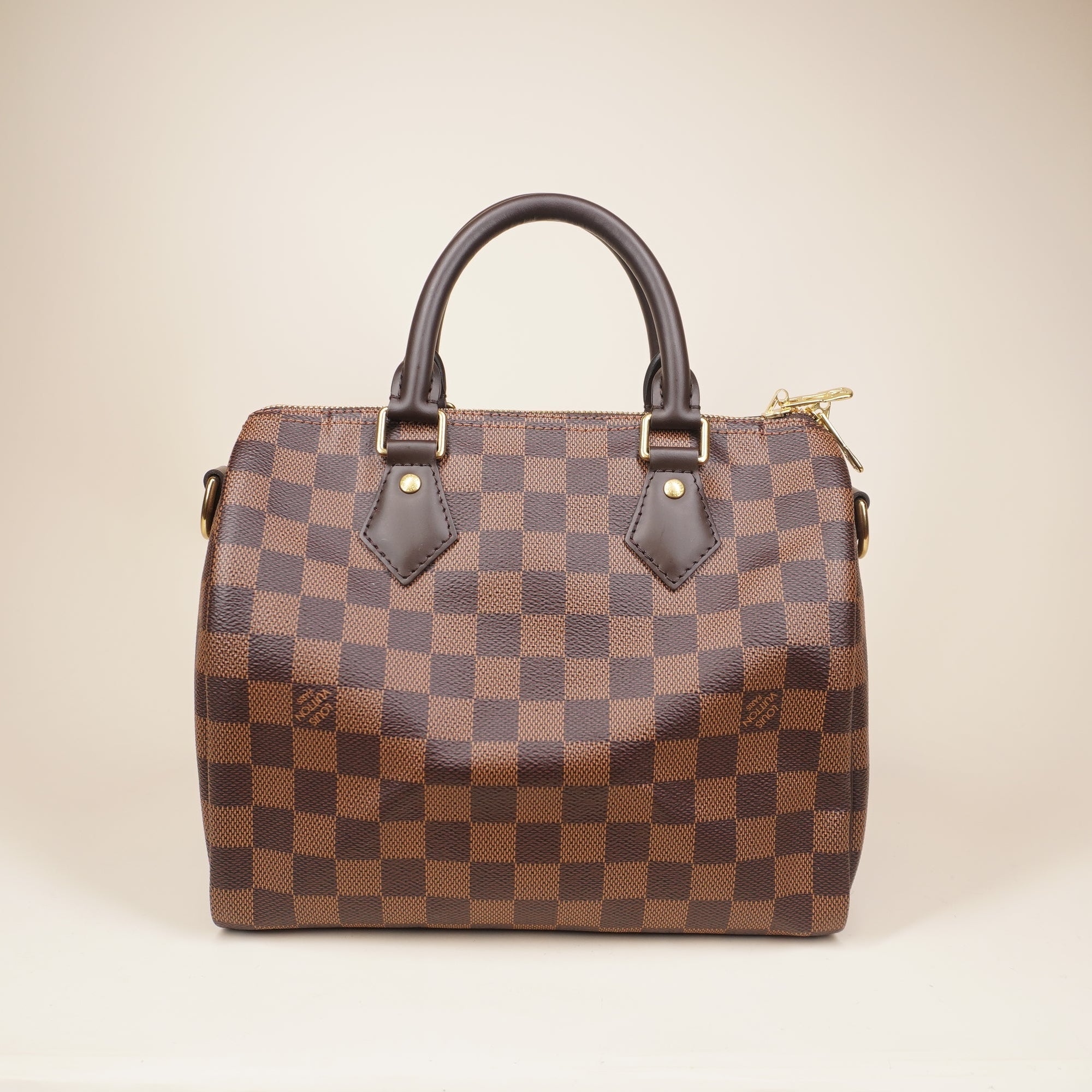 PRE-OWNED Speedy 25 Damier Ebene Canvas Bandoulier Shoulder Bag