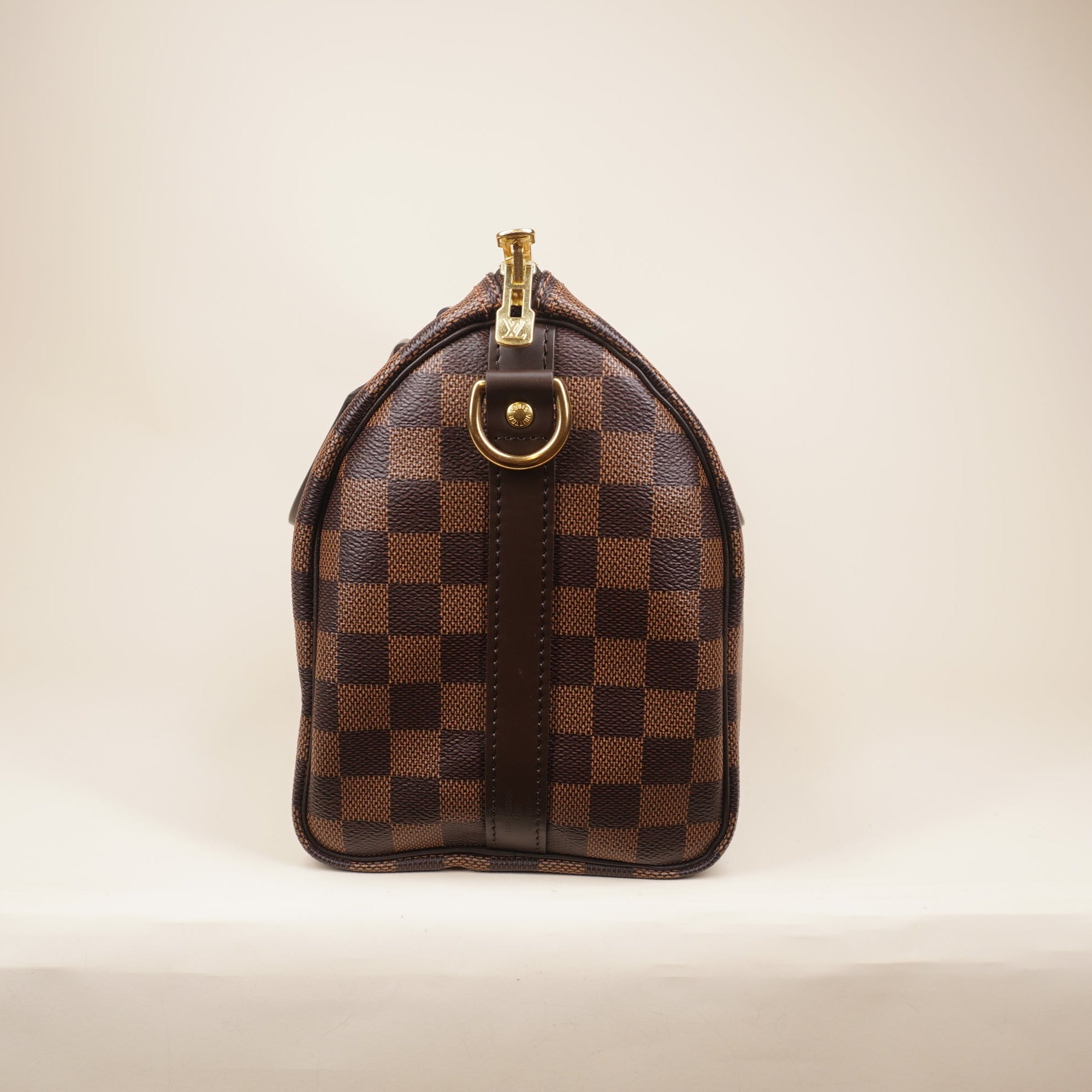 PRE-OWNED Speedy 25 Damier Ebene Canvas Bandoulier Shoulder Bag