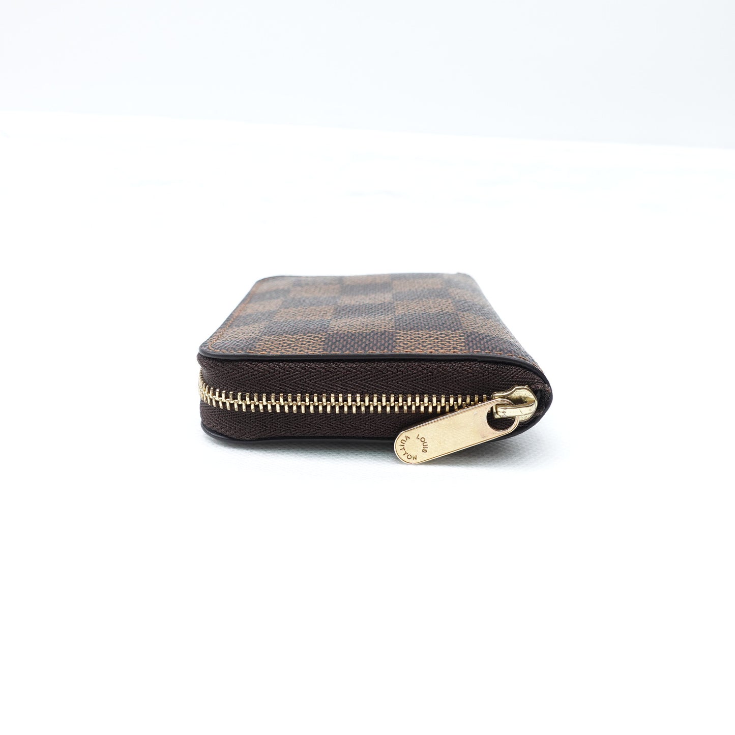PRE-OWNED LV Damier Ebene Canvas Zippy Coin Purse