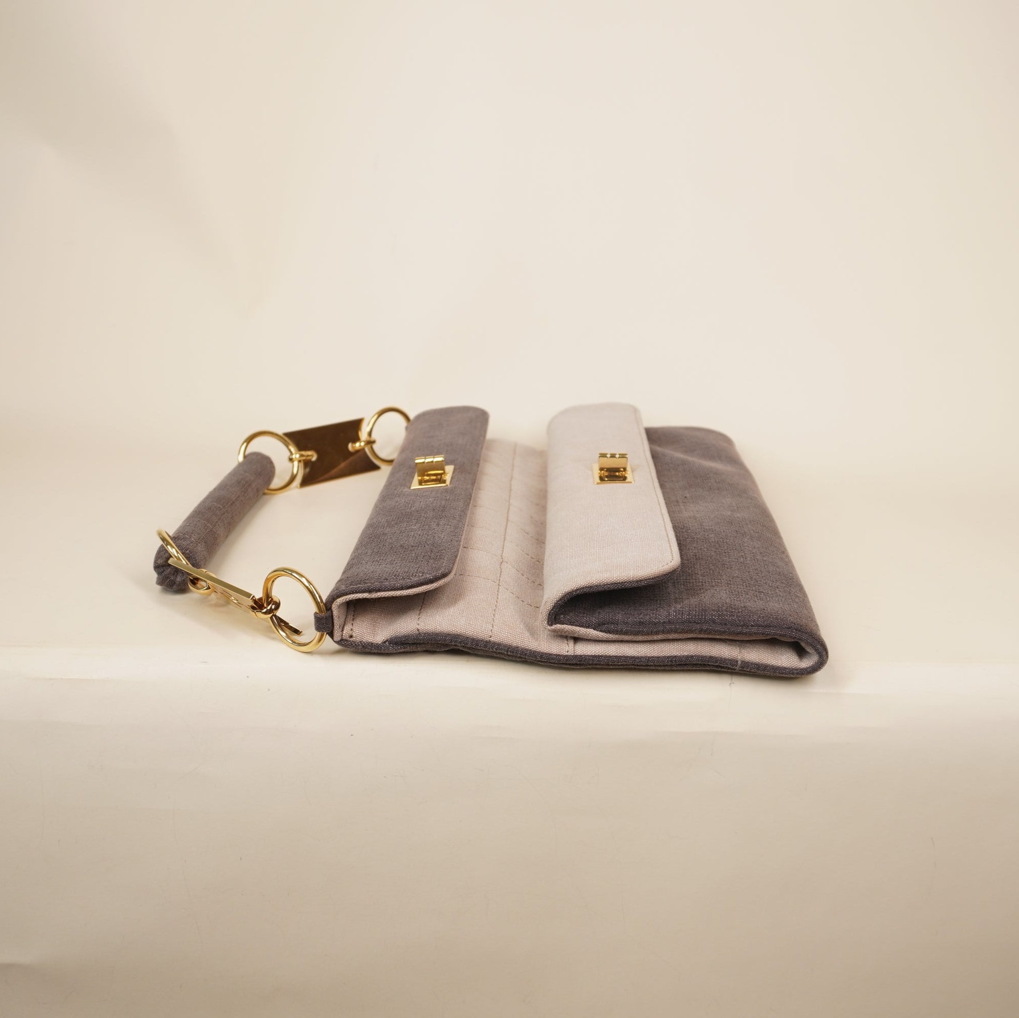PRE-OWNED CC Mademoiselle Double Reissue Flap Bag