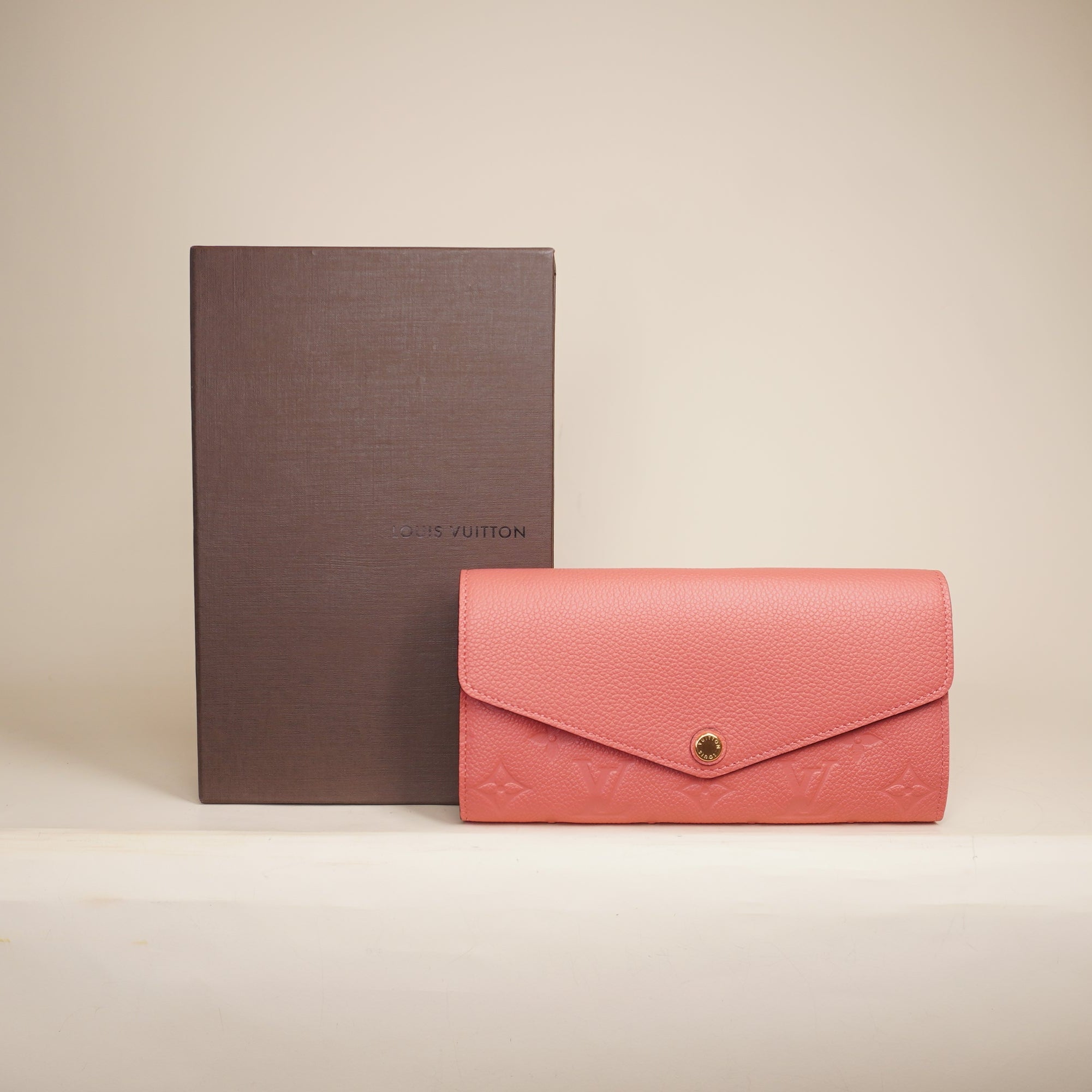 PRE-OWNED LV Blossom Empreinte Sarah Wallet NM