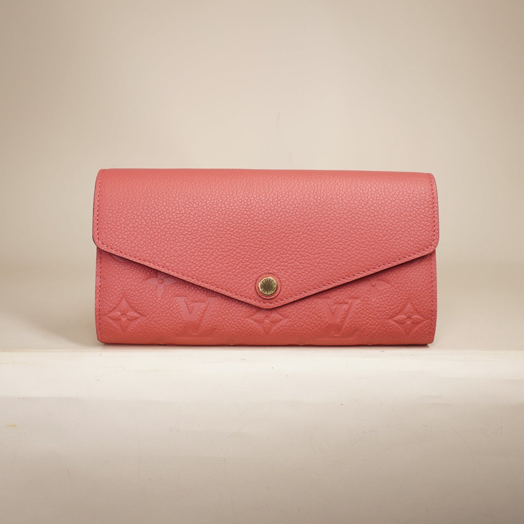 PRE-OWNED LV Blossom Empreinte Sarah Wallet NM