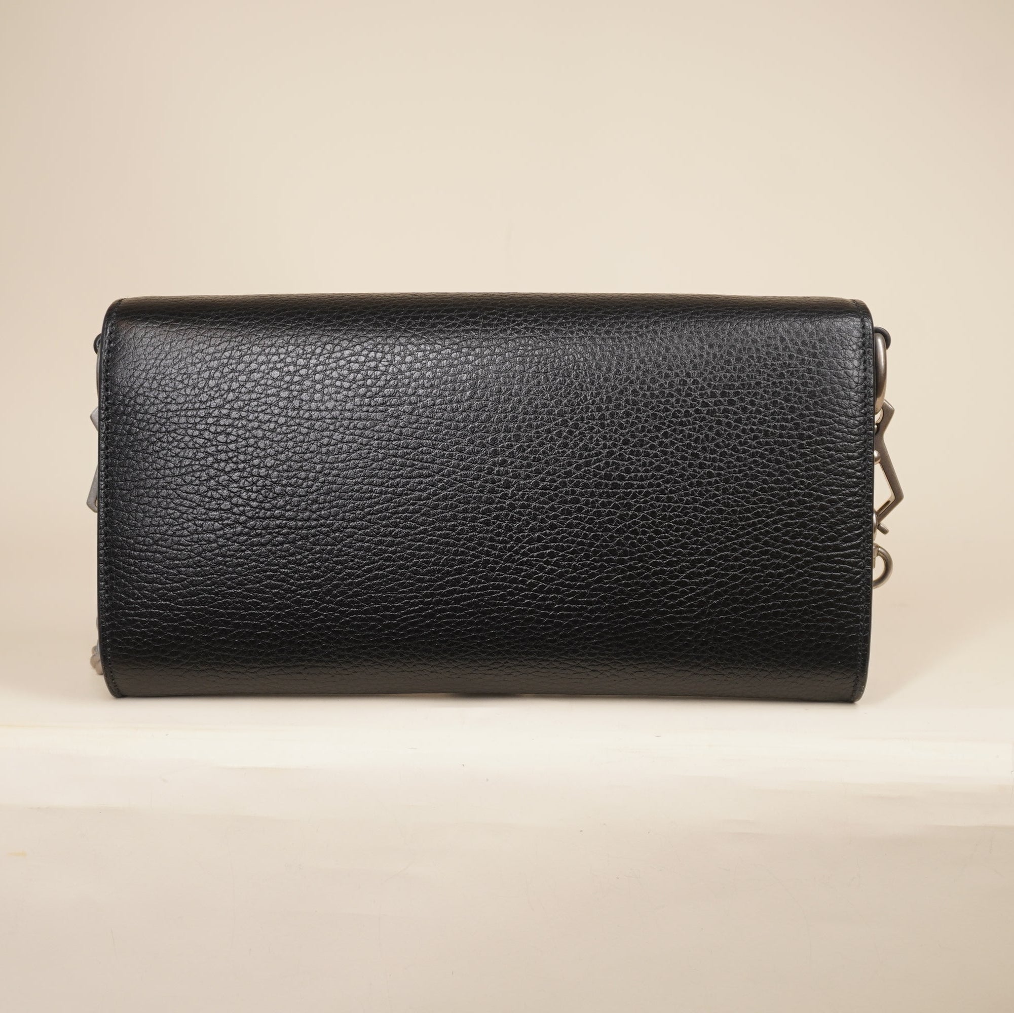 PRE-OWNED GG Black Small Dionysus Shoulder Bag