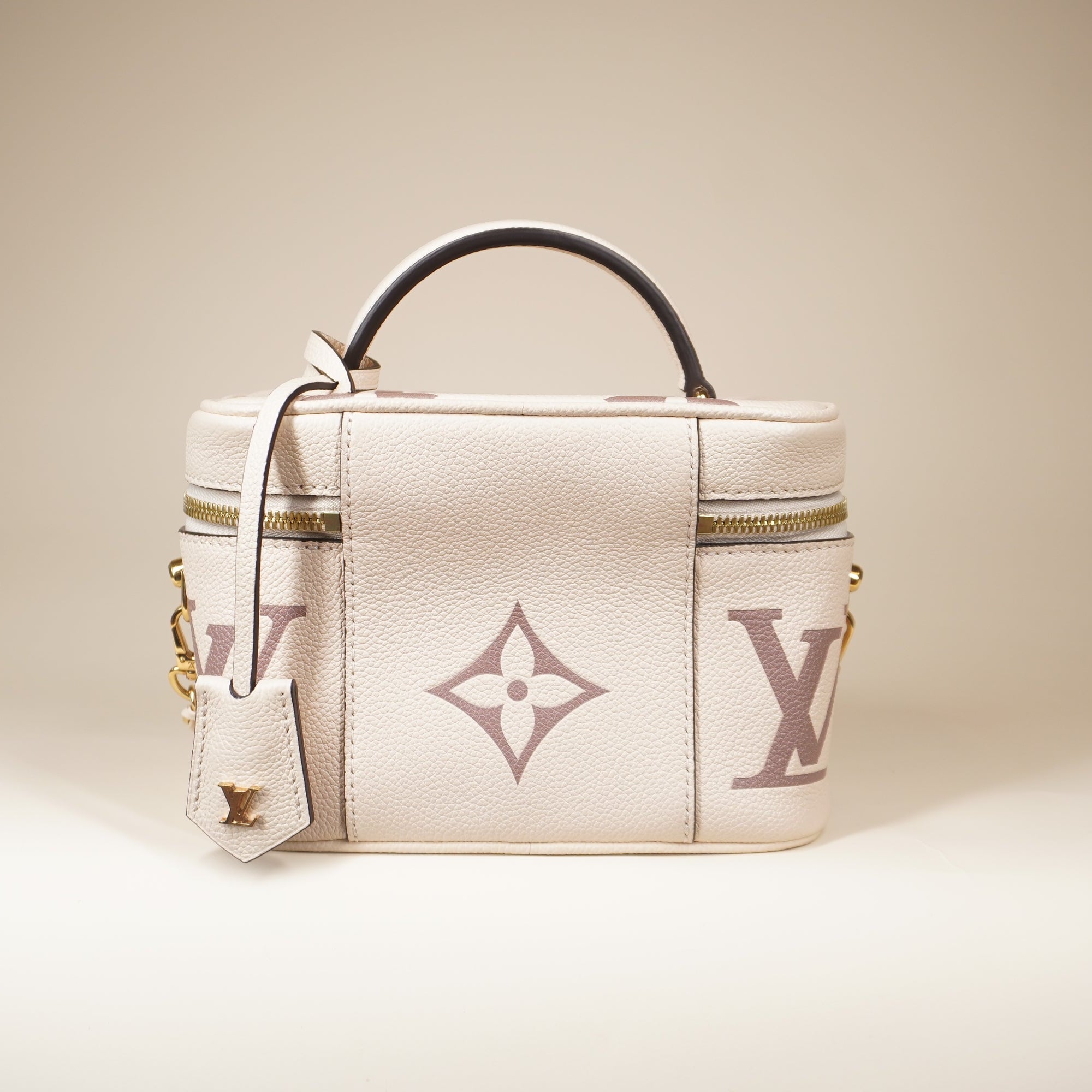 PRE-OWNED LV Empreinte Monogram Giant Vanity PM Creme Bois de Rose