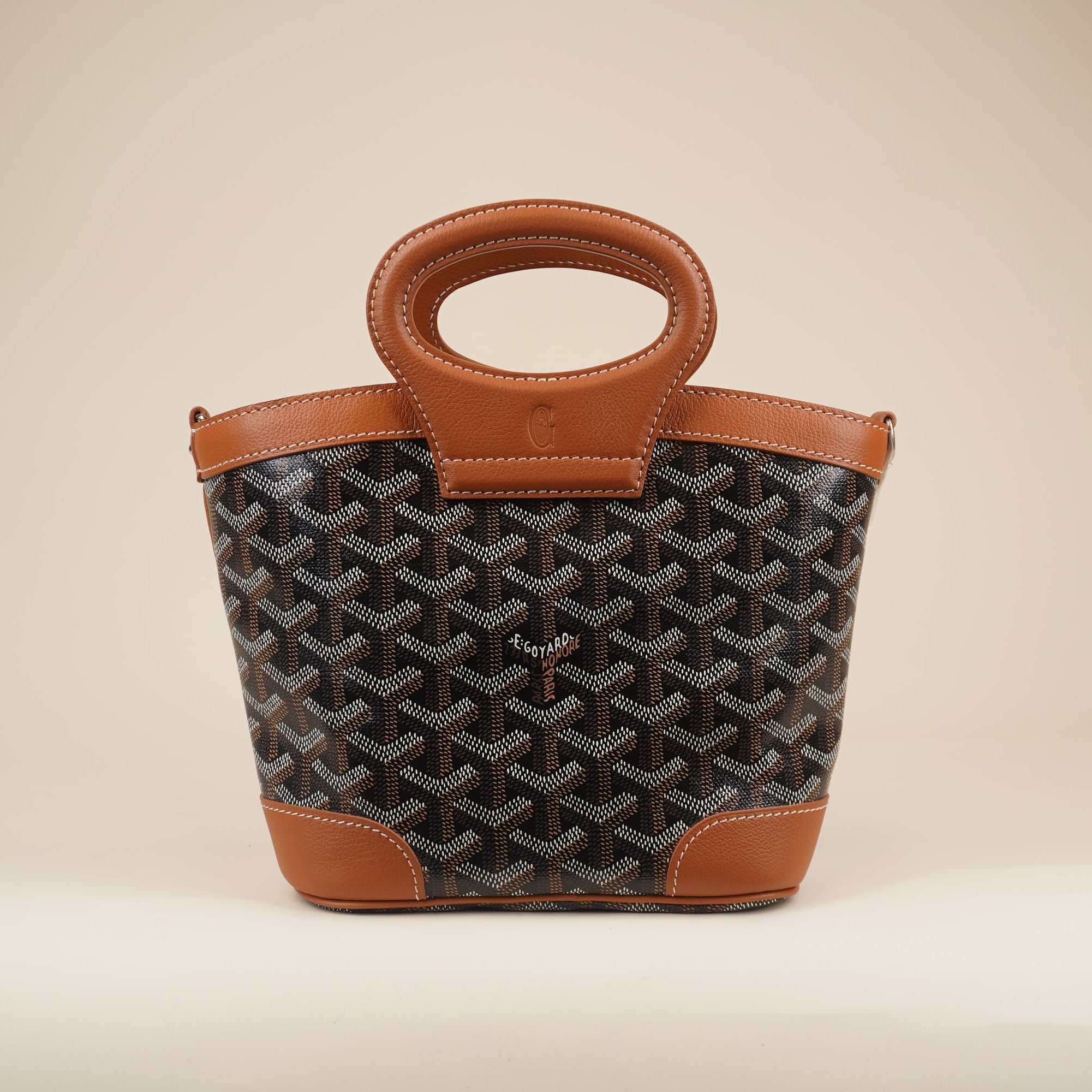 PRE-OWNED Goyardine Beluga PM Shoulder Bag