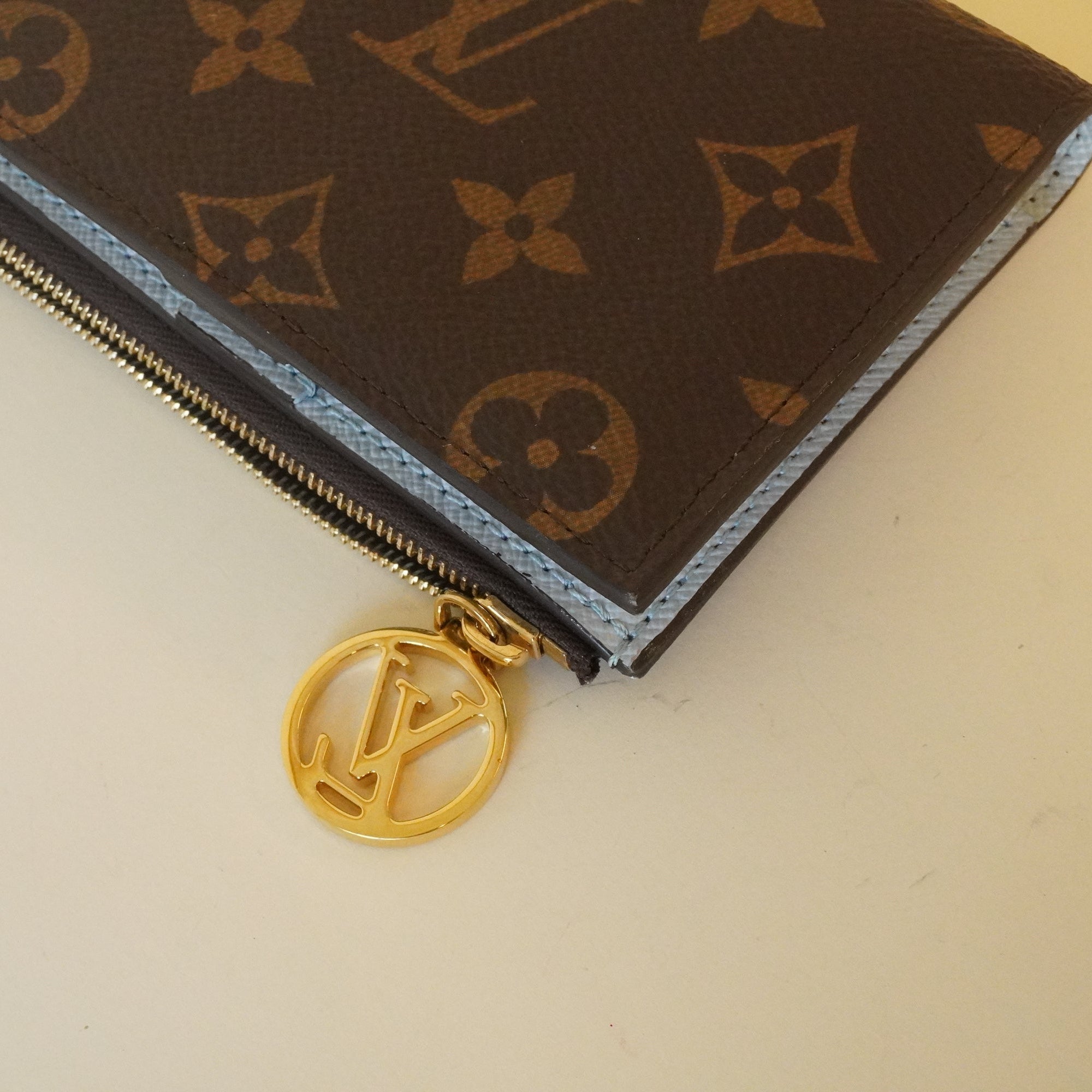 PRE-OWNED LV Monogram Canvas Lisa Wallet