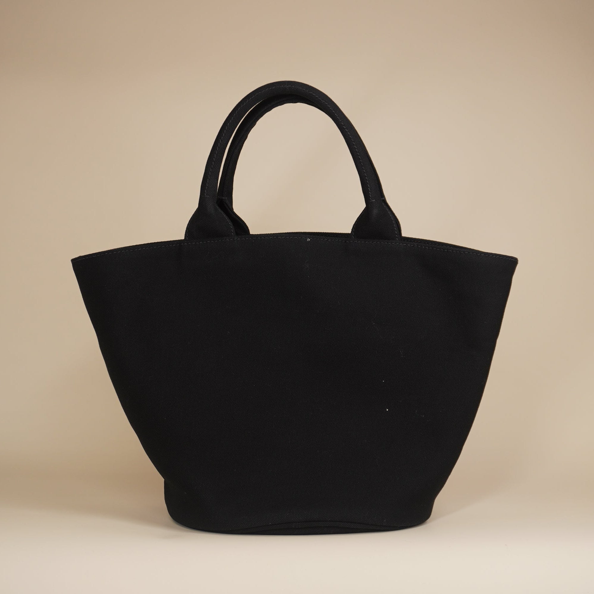 PRE-OWNEDCanapa Small Shopping Tote Bag and Shoulder Bag Black