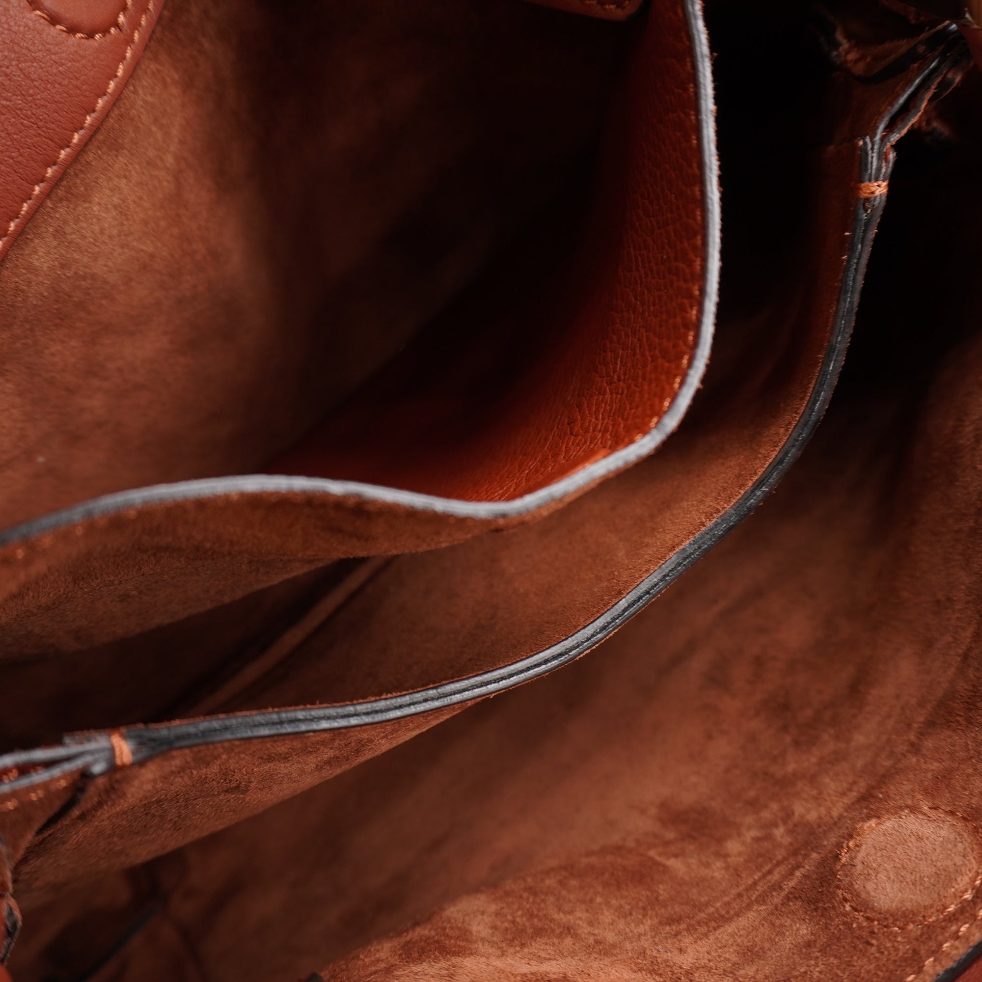 PRE-OWNED Key Medium Brown Shoulder Bag