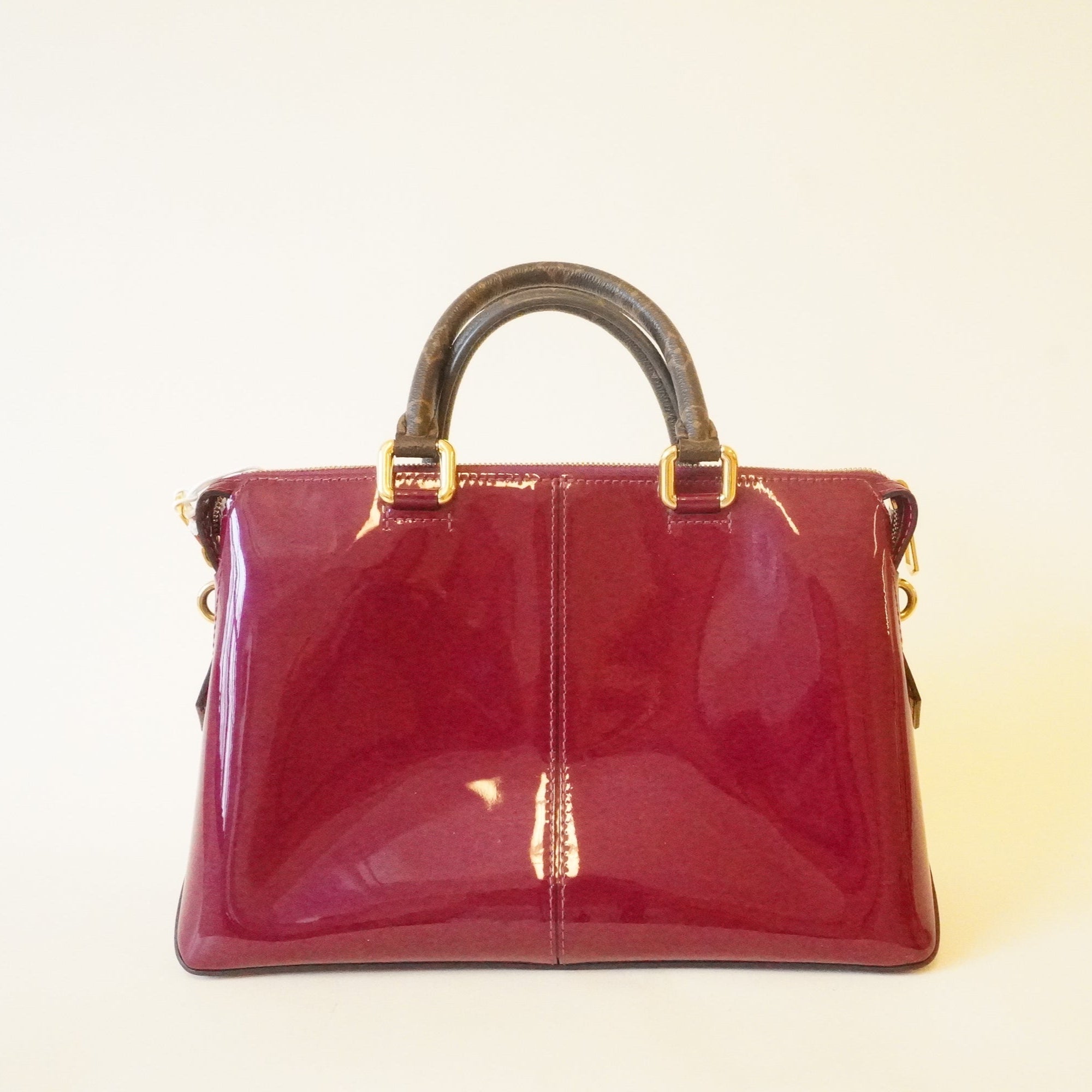 PRE-OWNED LV Magenta Vernis Miroir Tote Bag