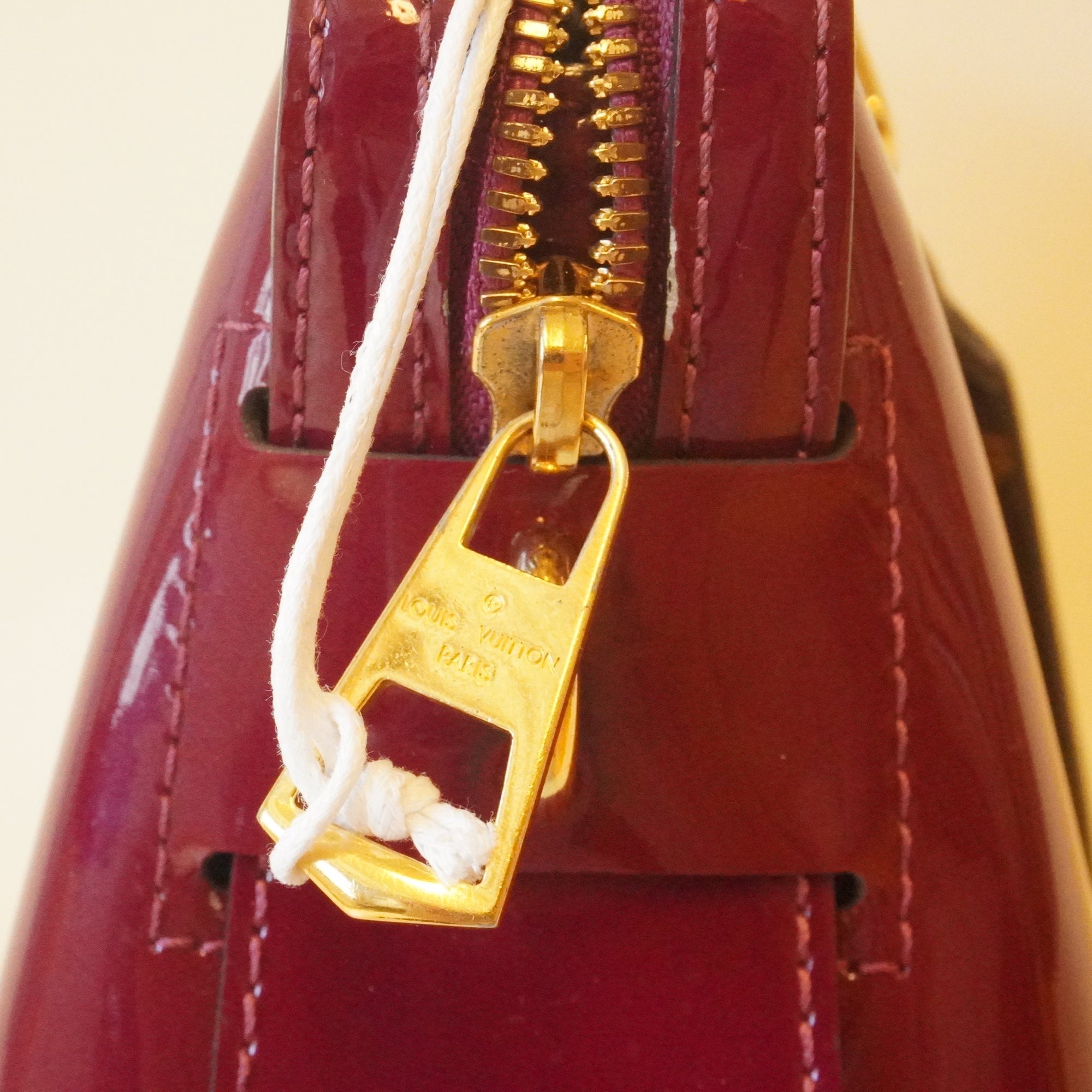 PRE-OWNED LV Magenta Vernis Miroir Tote Bag