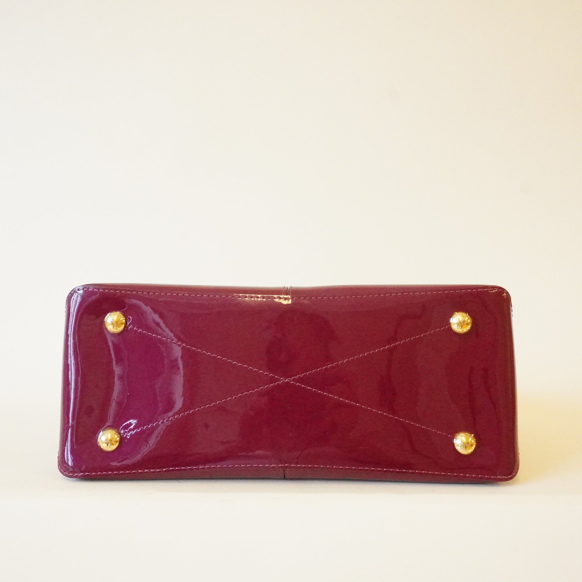 PRE-OWNED LV Magenta Vernis Miroir Tote Bag