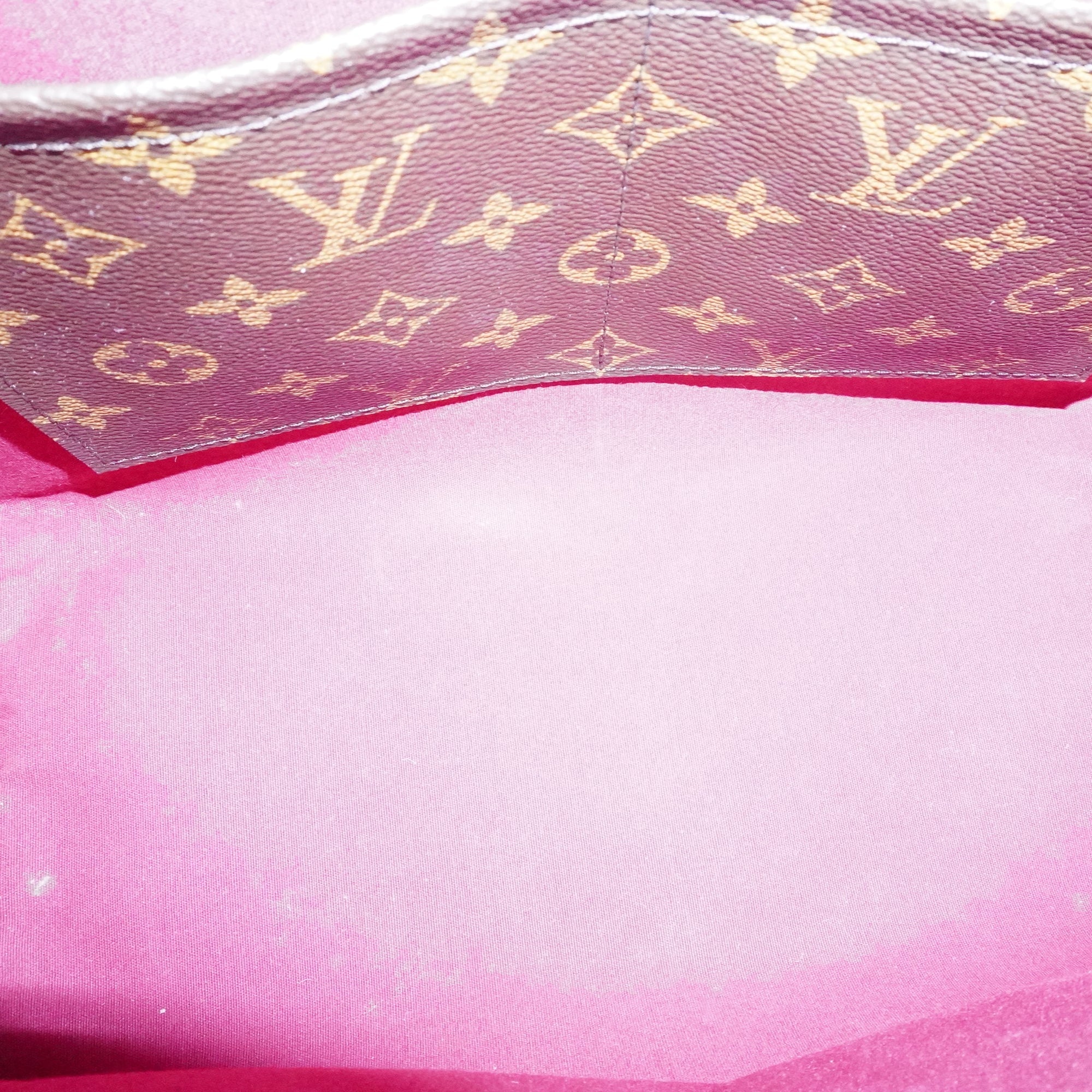 PRE-OWNED LV Magenta Vernis Miroir Tote Bag