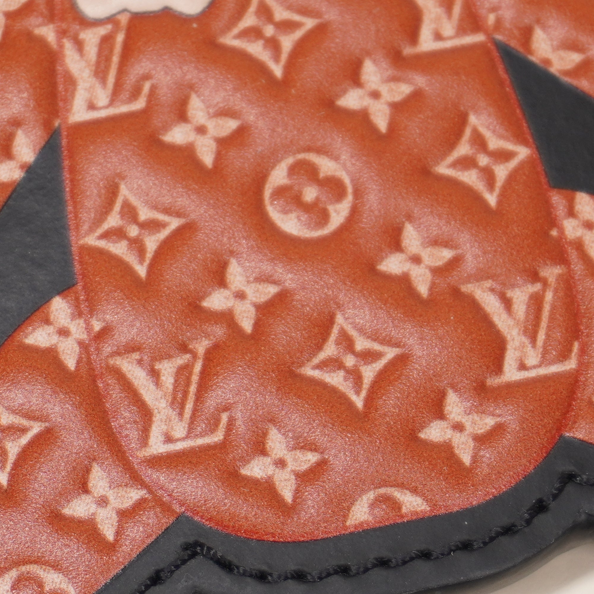 PRE-OWNED LV Monogram Teddy Bear Bag Charm