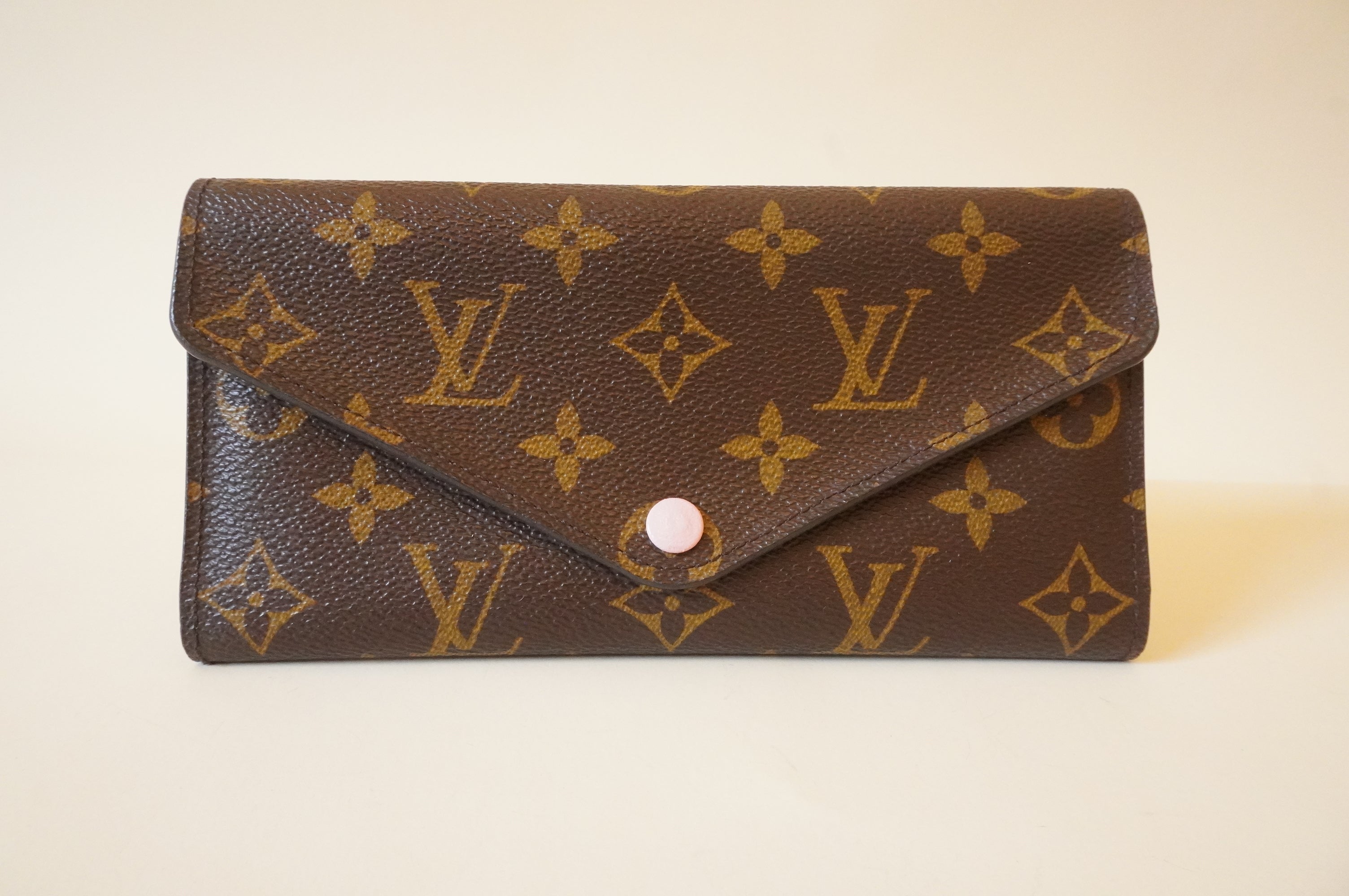 PRE-OWNED Monogram Josephine Wallet Rose Nacre