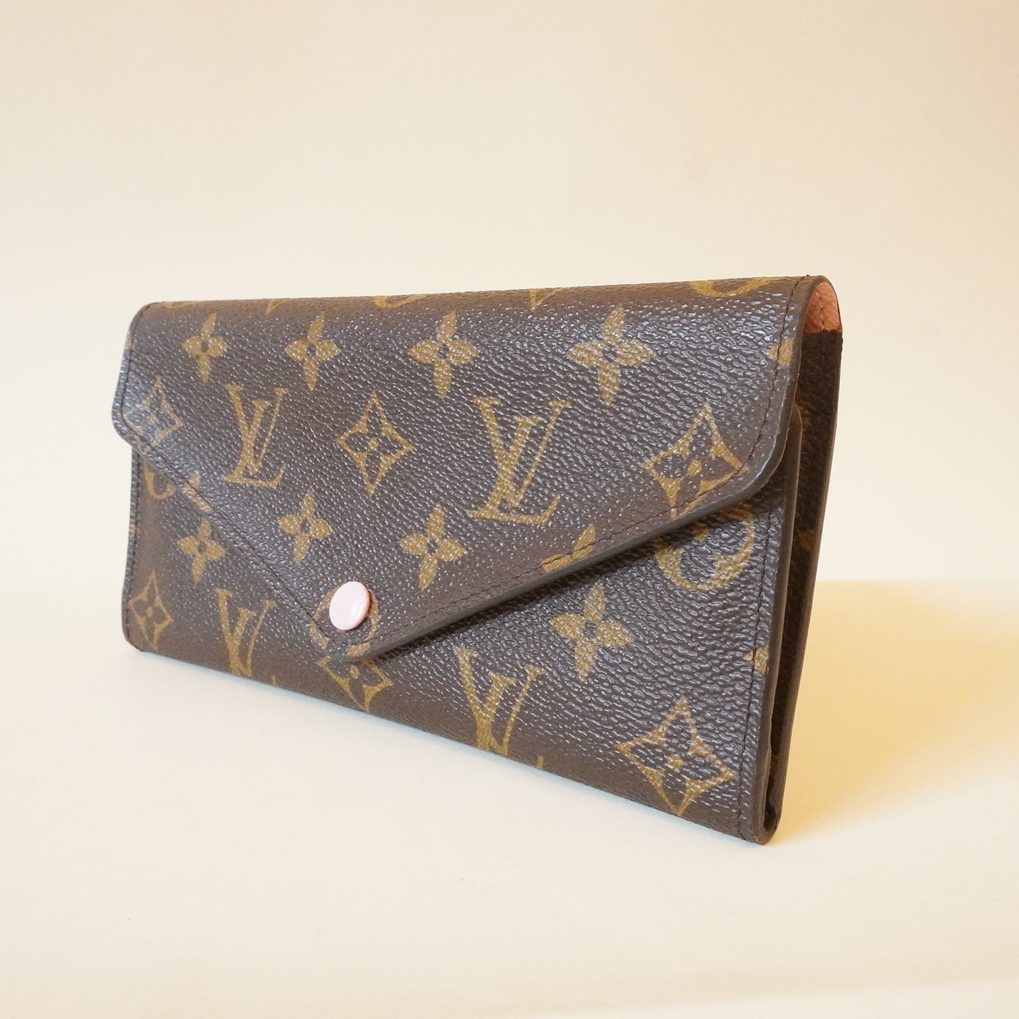 PRE-OWNED Monogram Josephine Wallet Rose Nacre