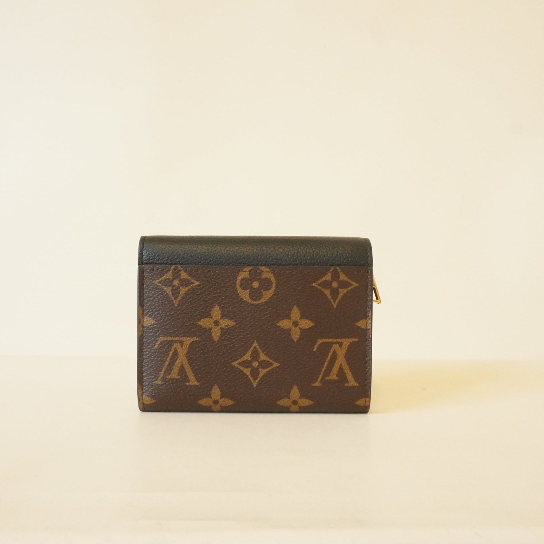 PRE-OWNED Monogram Victorine On My Side Wallet Black