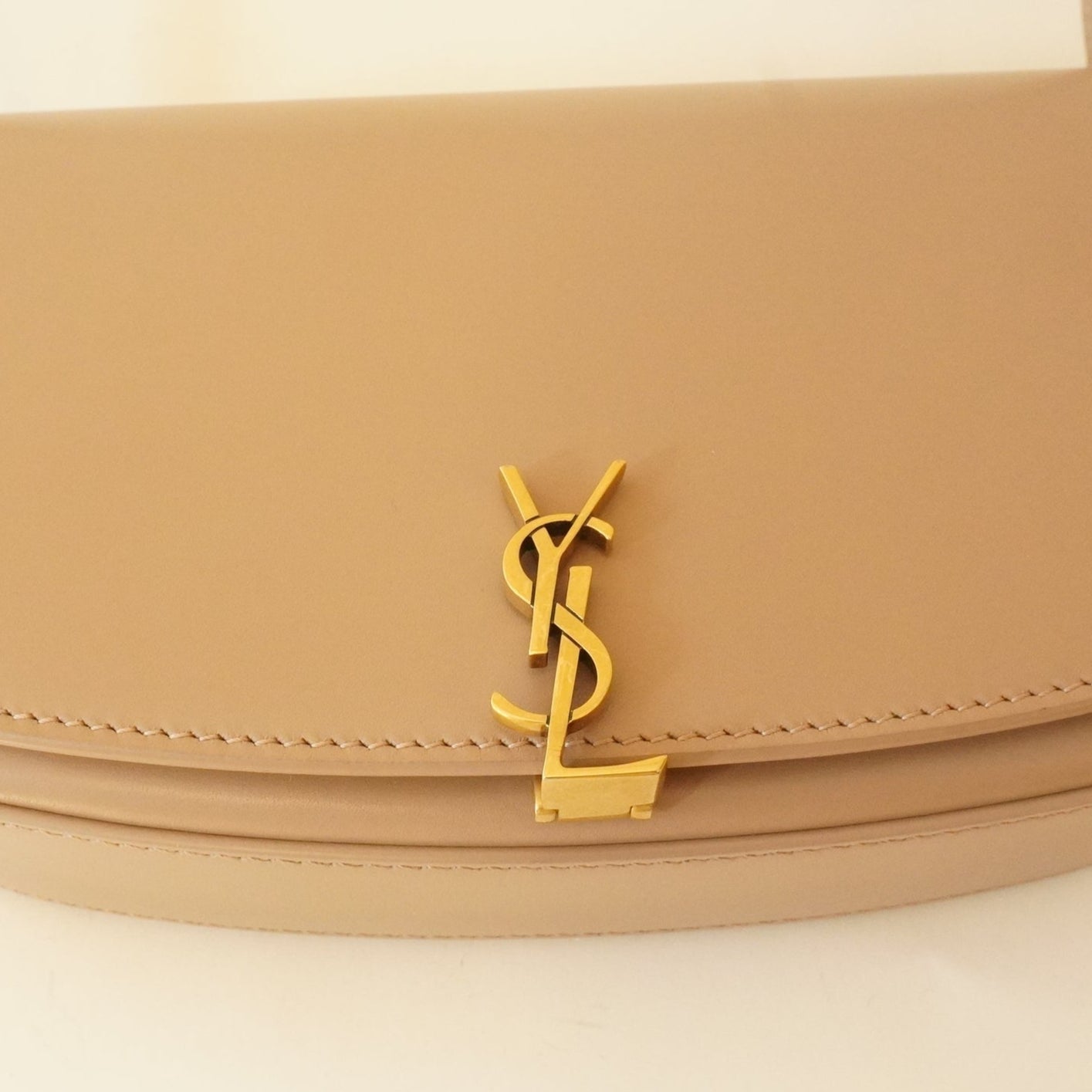 PRE-OWNED Sand Beige Voltaire Shoulder Bag