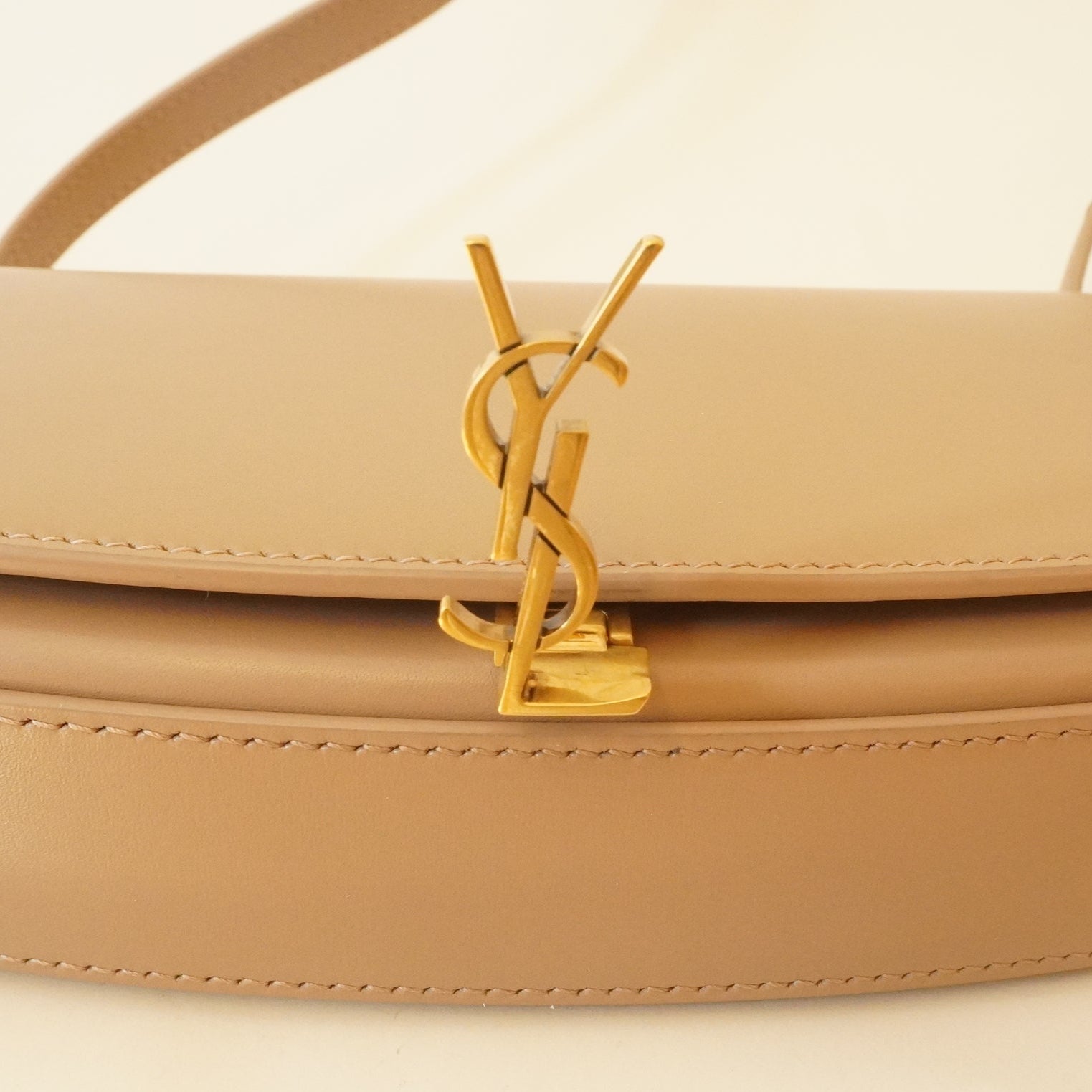 PRE-OWNED Sand Beige Voltaire Shoulder Bag