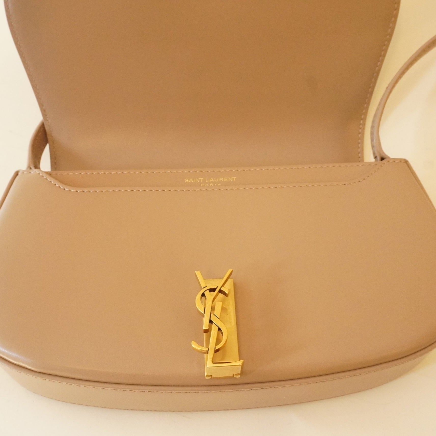 PRE-OWNED Sand Beige Voltaire Shoulder Bag