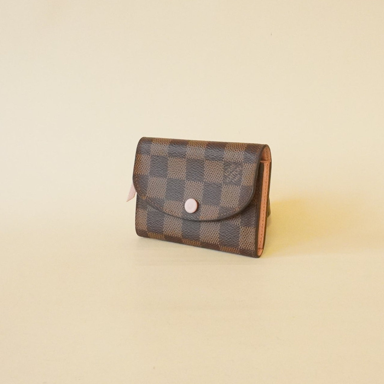 PRE-OWNED Rosalie Damier Ebene Short Wallet