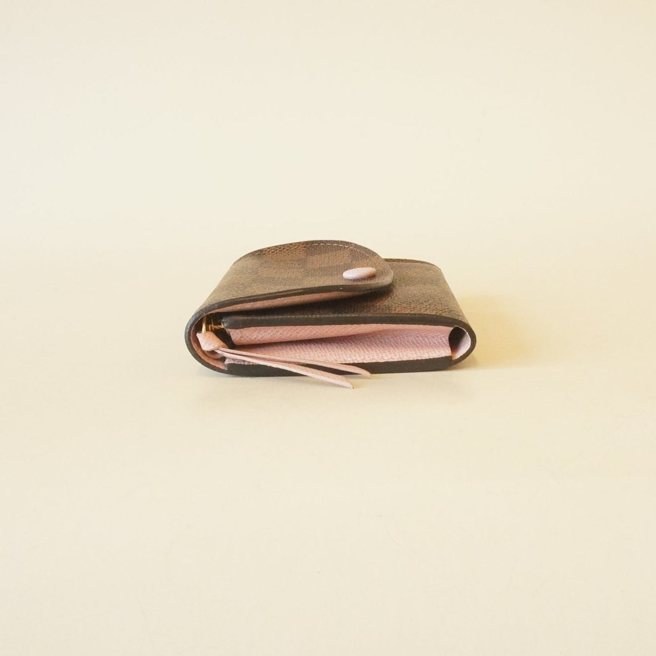 PRE-OWNED Rosalie Damier Ebene Short Wallet