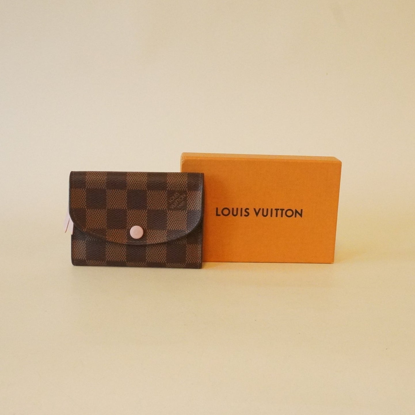 PRE-OWNED Rosalie Damier Ebene Short Wallet