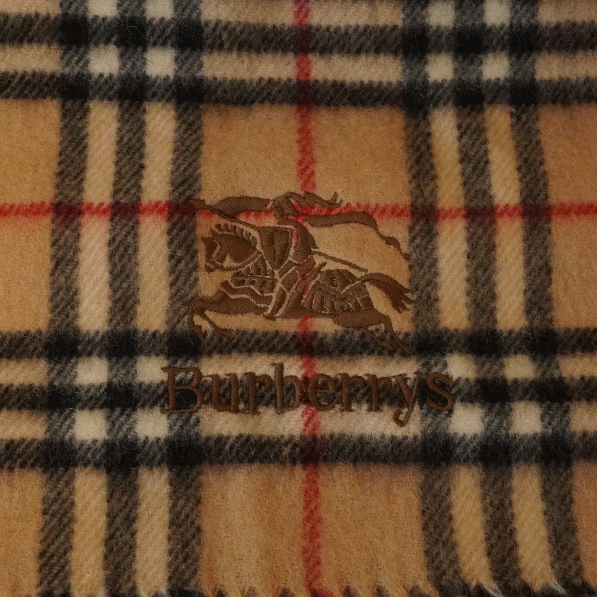 PRE-OWNED Vintage Wool Burberry Scarf