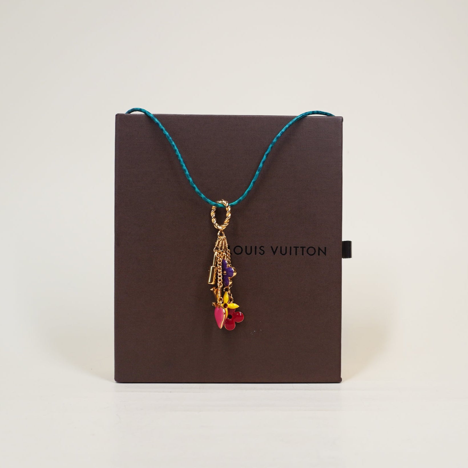 PRE-OWNED LV Sweet Monogram Charms Pendant Necklace