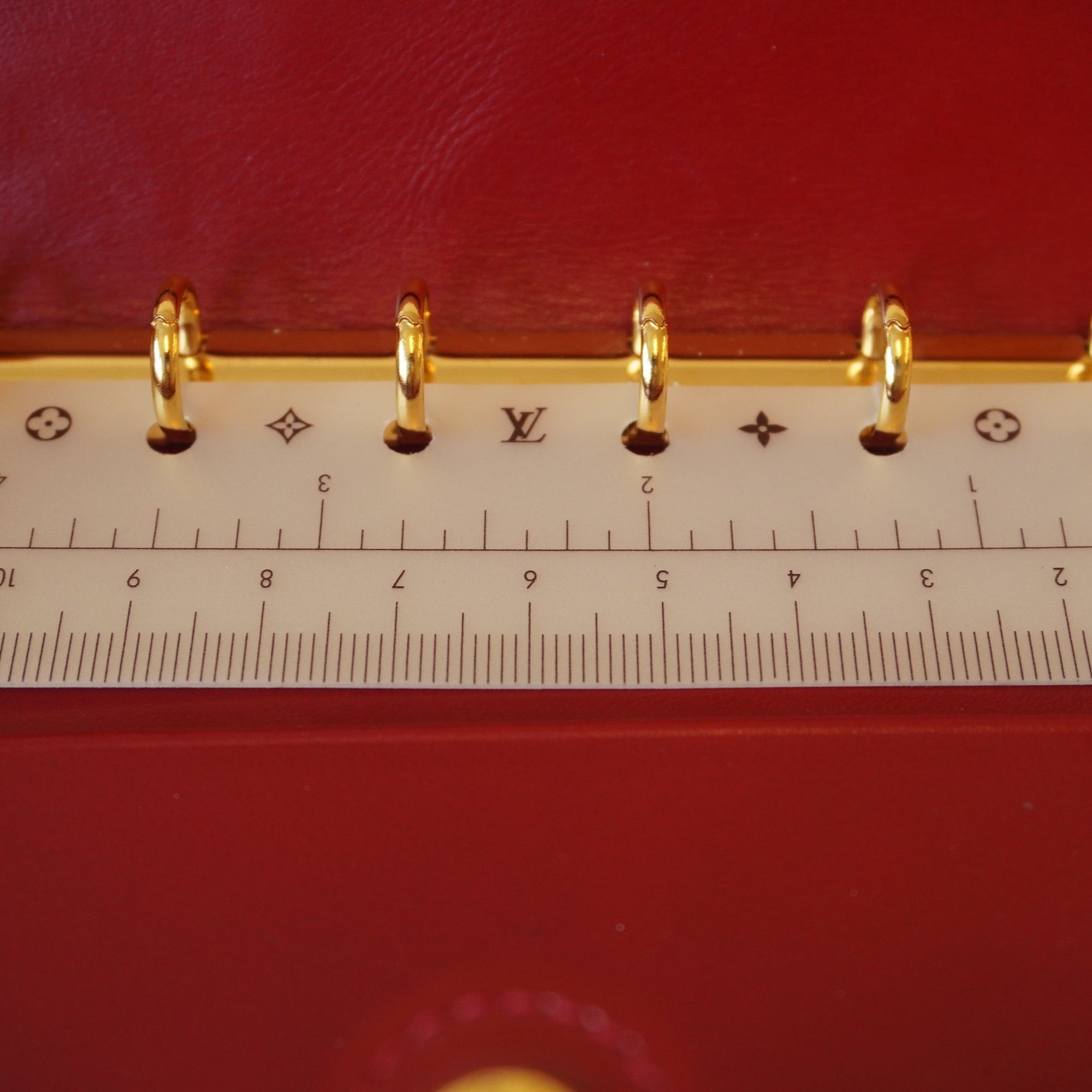 PRE-OWNED Agenda PM Monogram Vernis Rouge Red Patent Leather