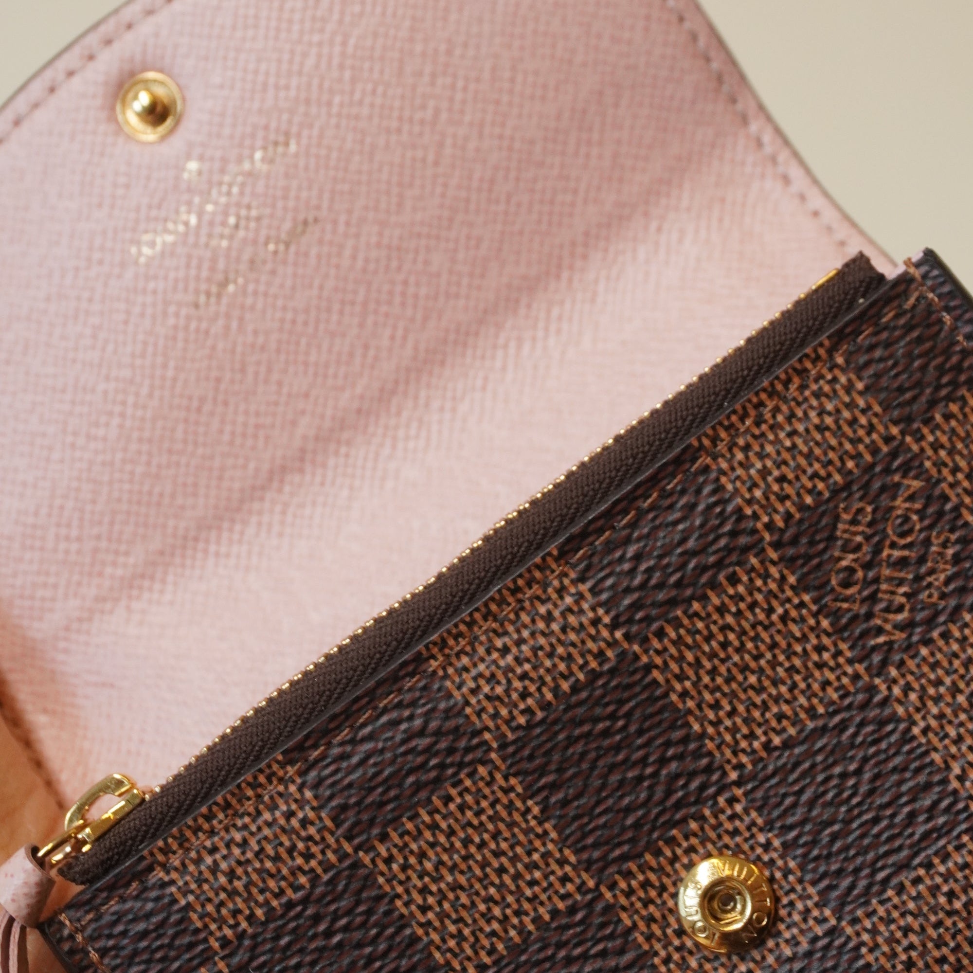 PRE-OWNED Rosalie Monogram Canvas Coin Purse