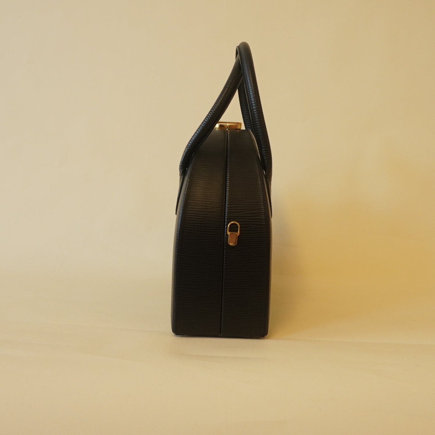 PRE-OWNED Epi Leather Mini Handbag Black Or Shoulder Bag