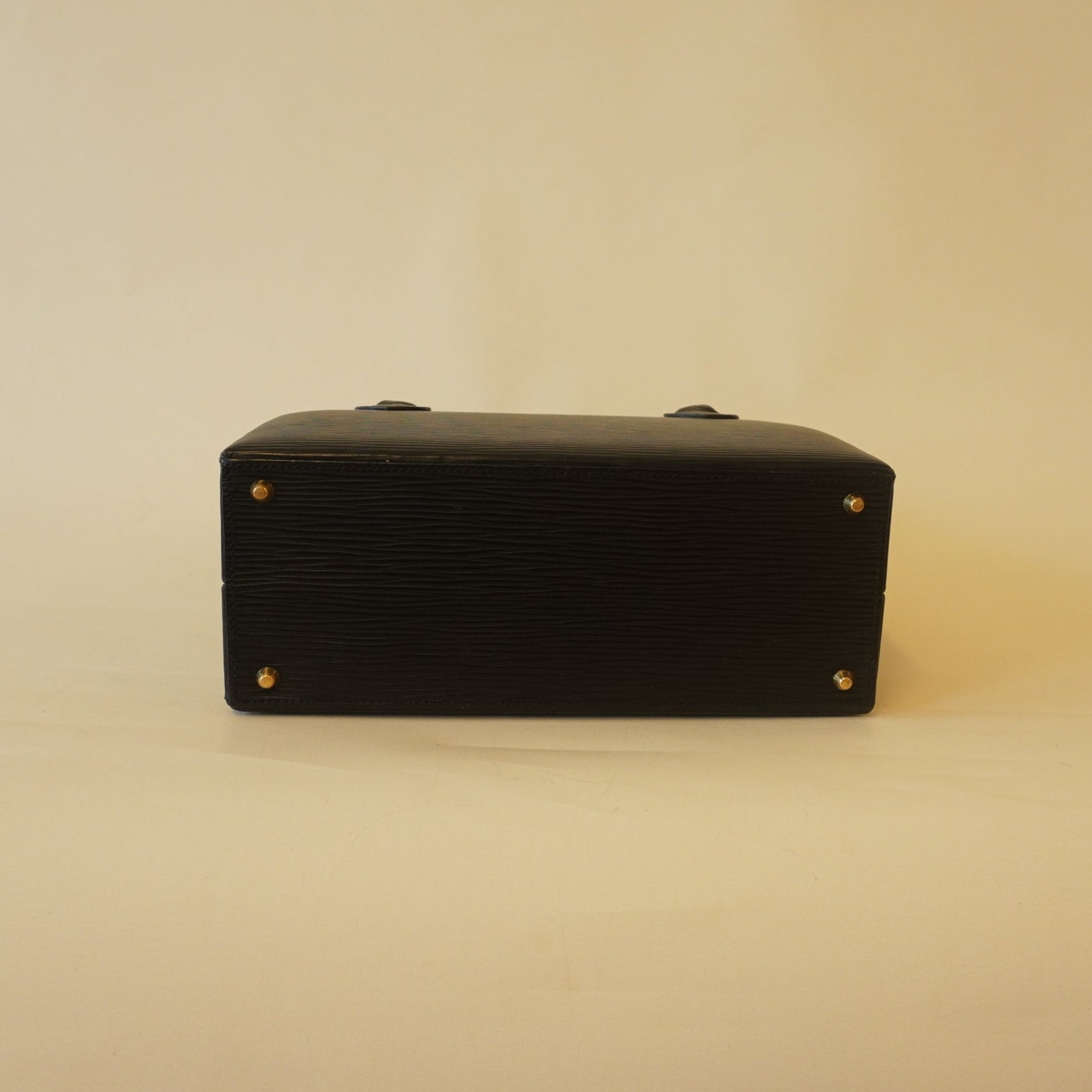 PRE-OWNED Epi Leather Mini Handbag Black Or Shoulder Bag
