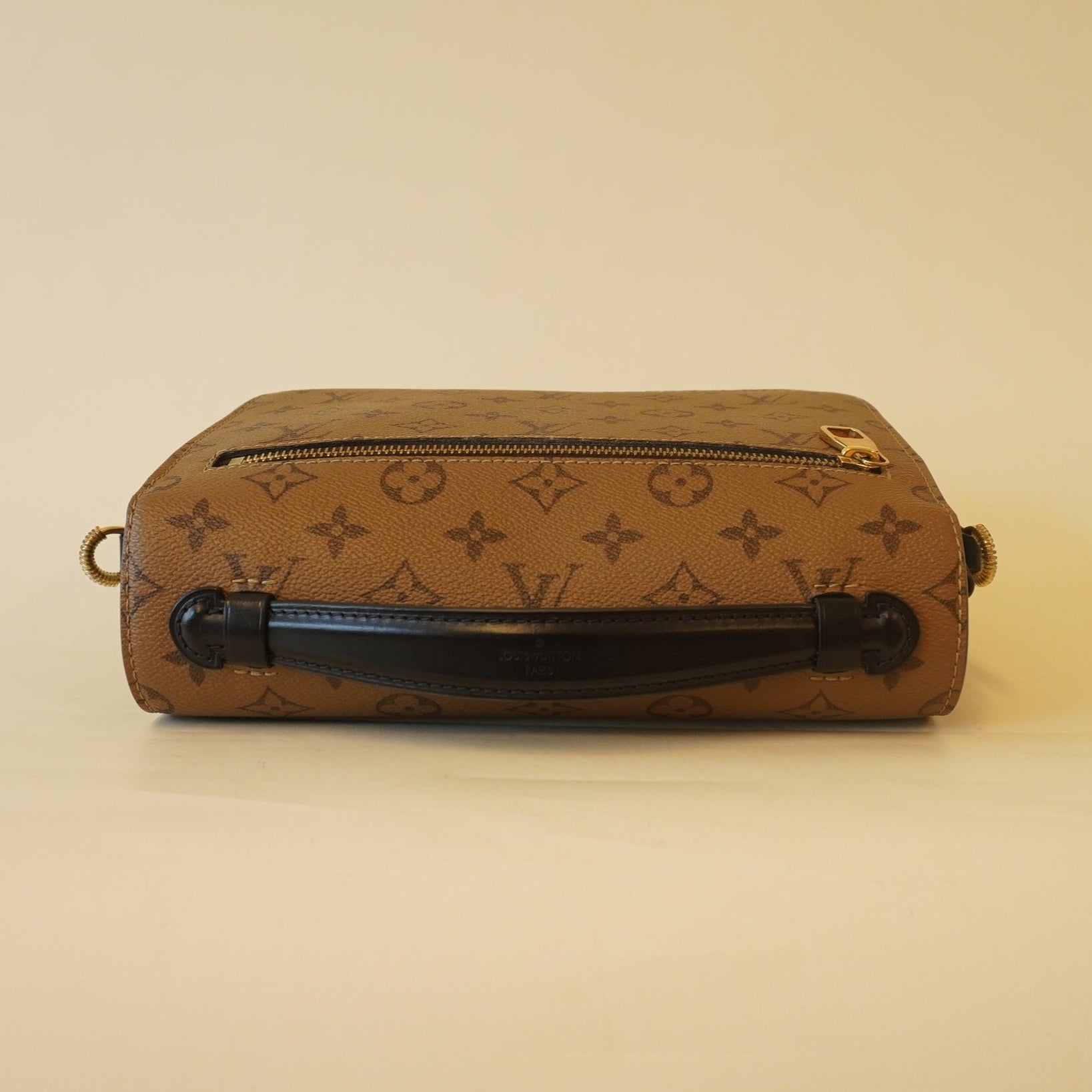 PRE-OWNED Reverse Monogram Pochette Metis Shoulder Bag